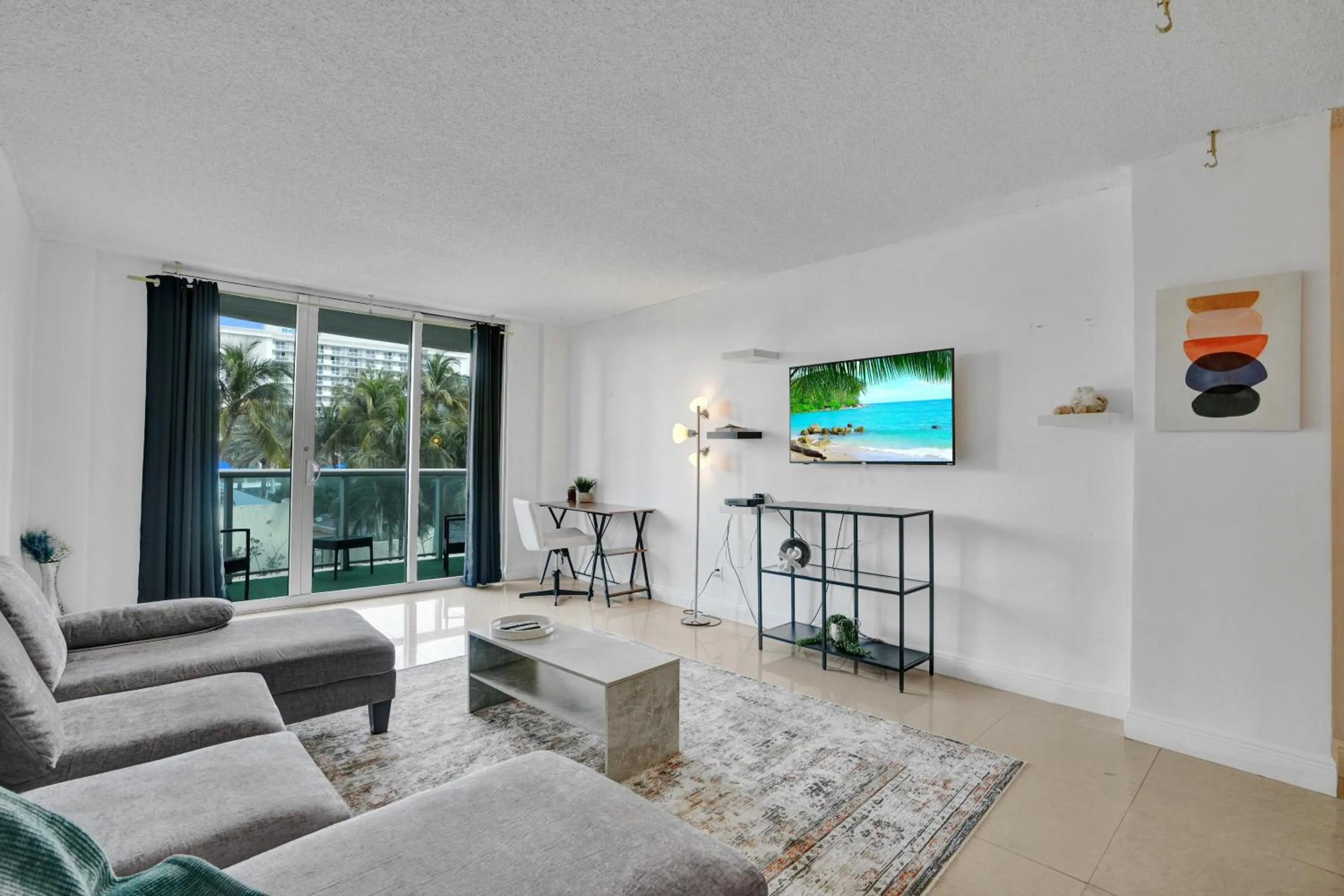 TV and multimedia in Ocean Reserve Luxury Condos Across from Sunny Isles Beach