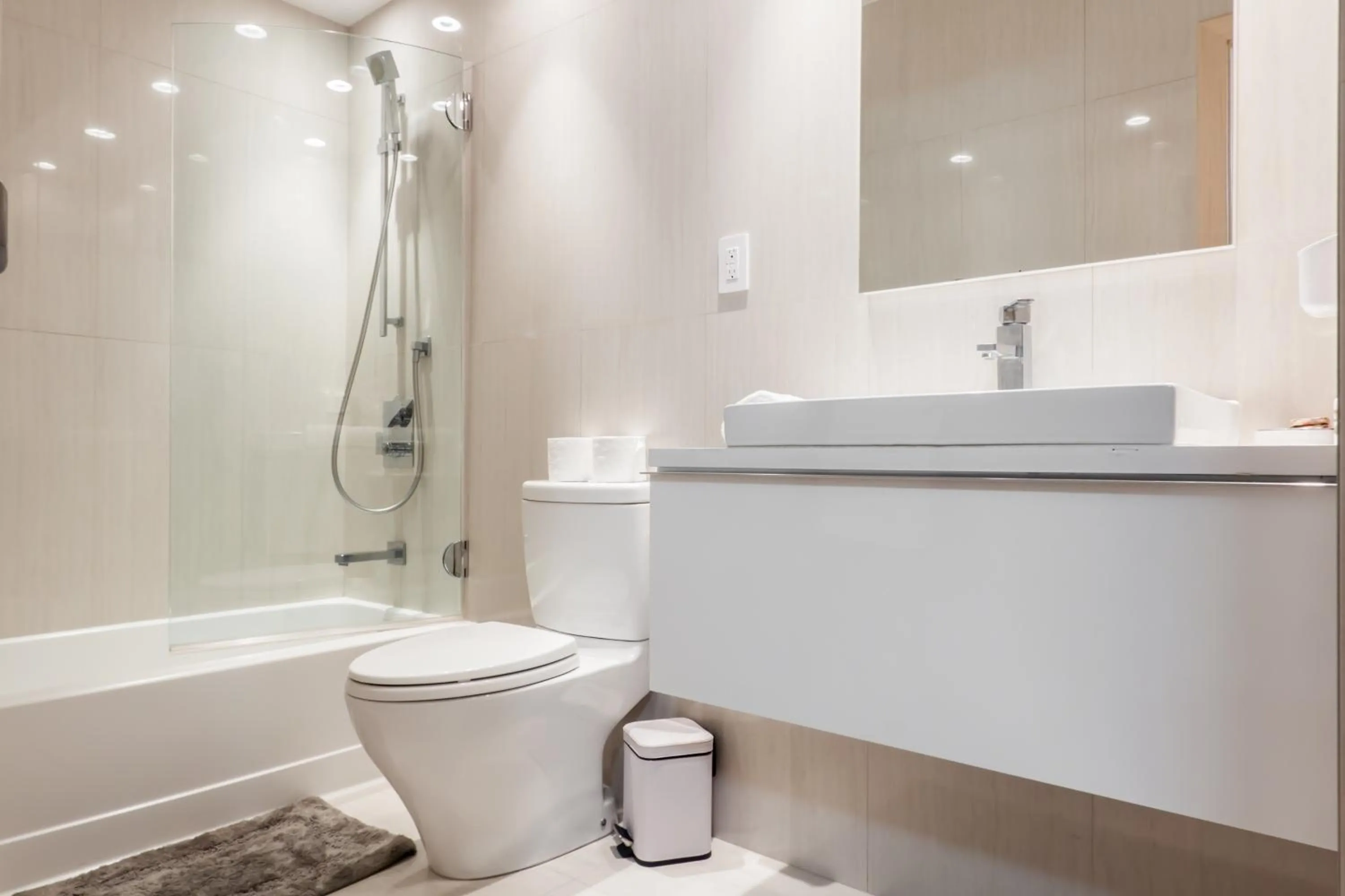 Bathroom in Ocean Reserve Luxury Condos Across from Sunny Isles Beach