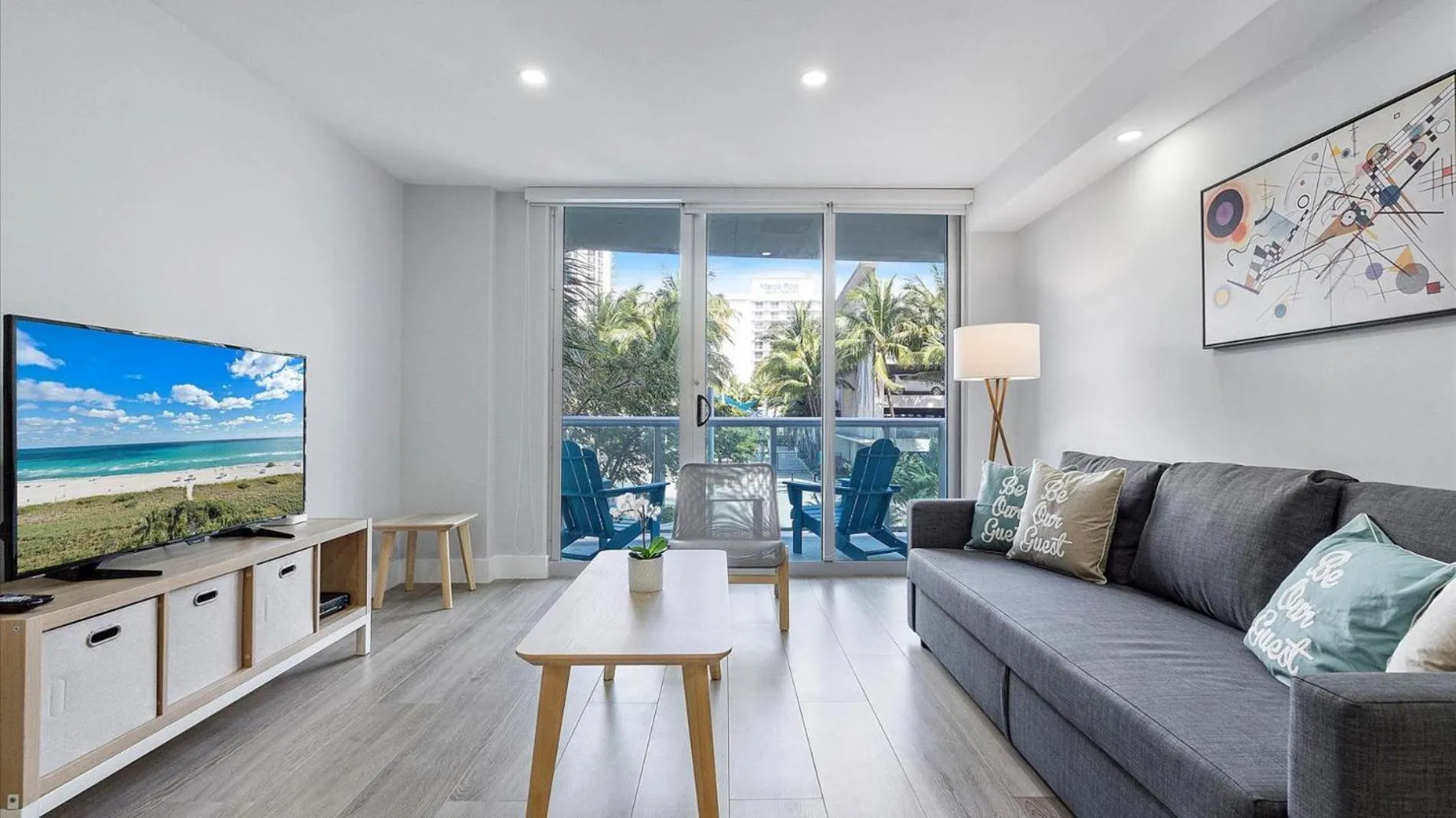 TV and multimedia in Ocean Reserve Luxury Condos Across from Sunny Isles Beach