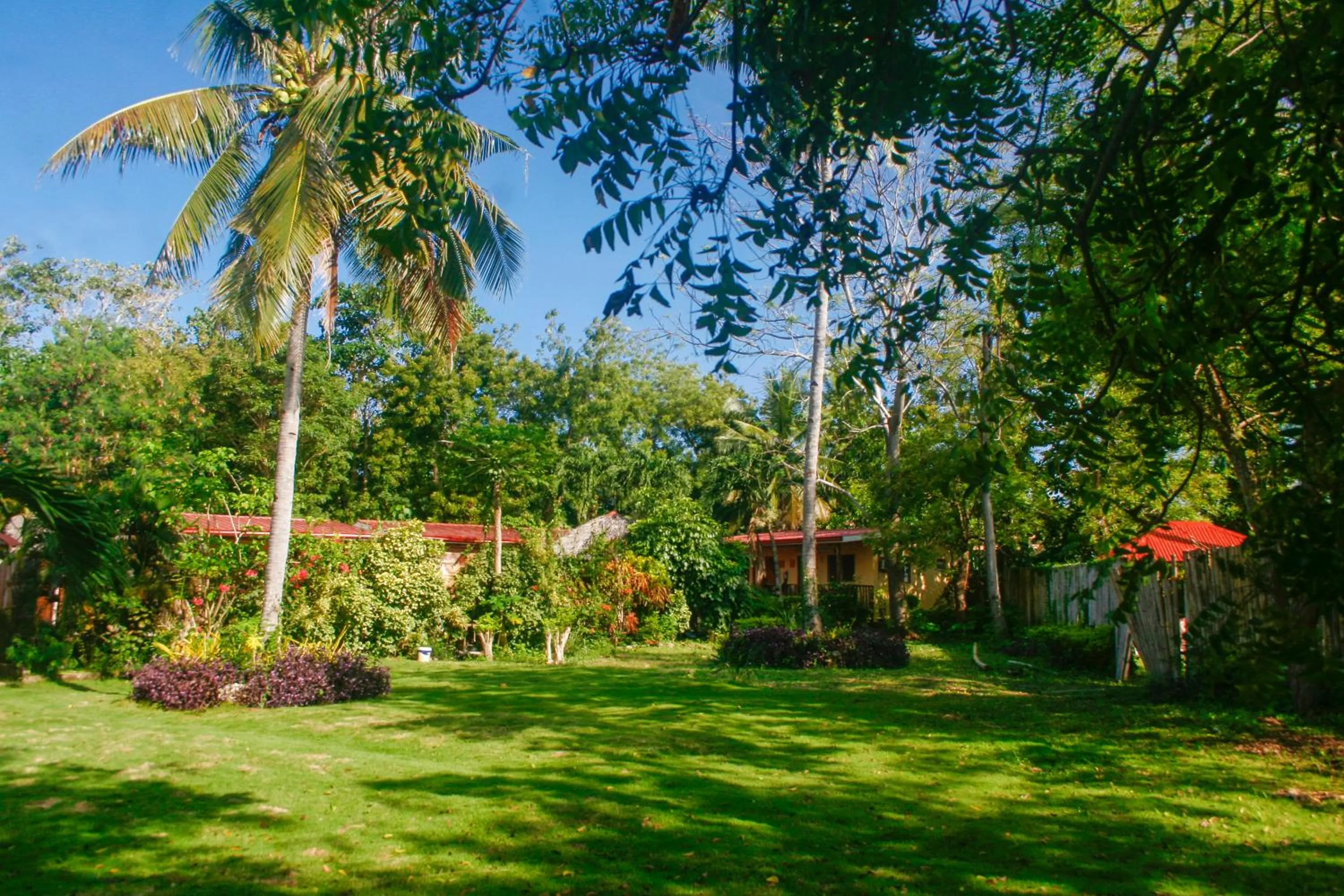 Garden in Isla Hayahay Beach Resort and Restaurant