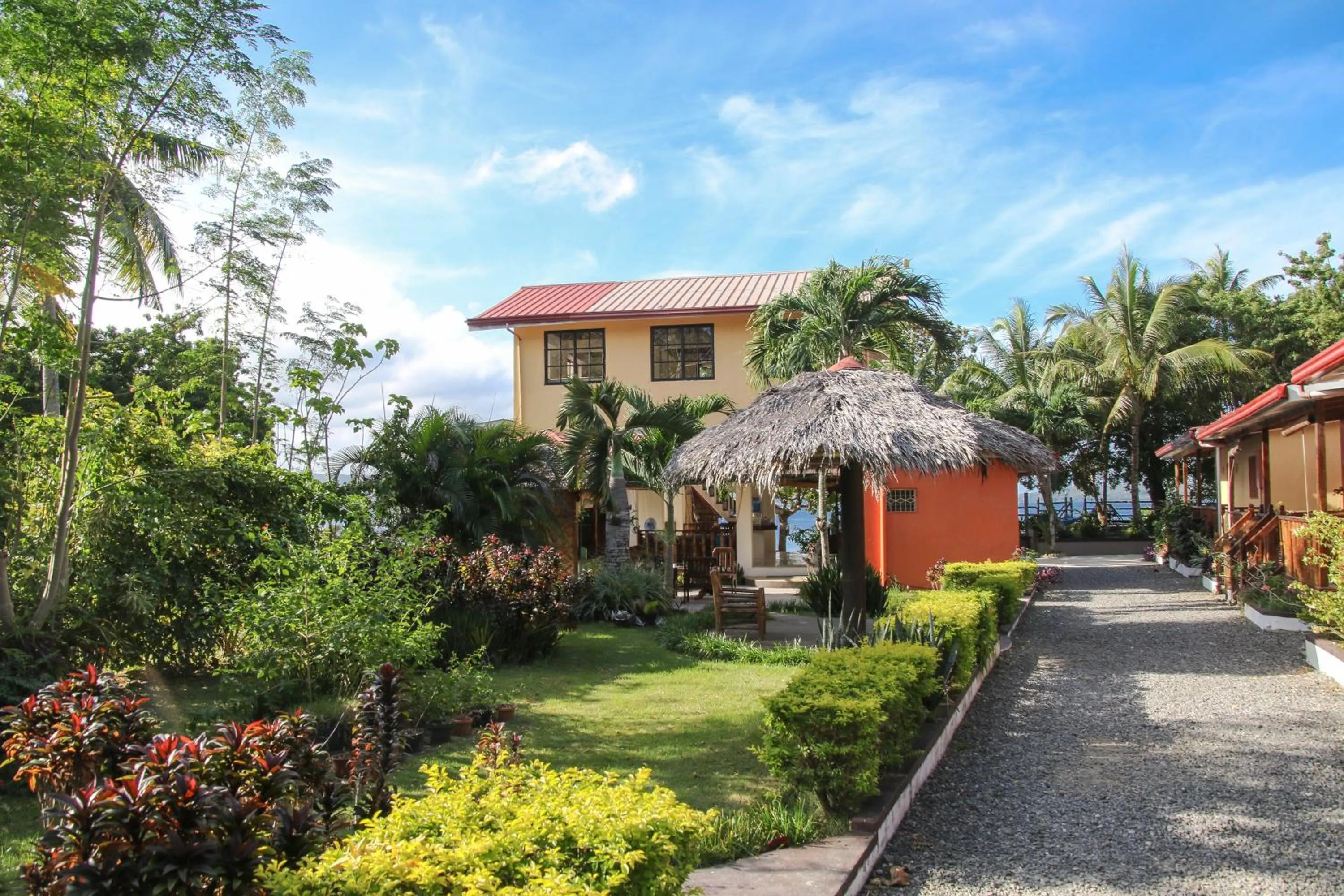Garden in Isla Hayahay Beach Resort and Restaurant