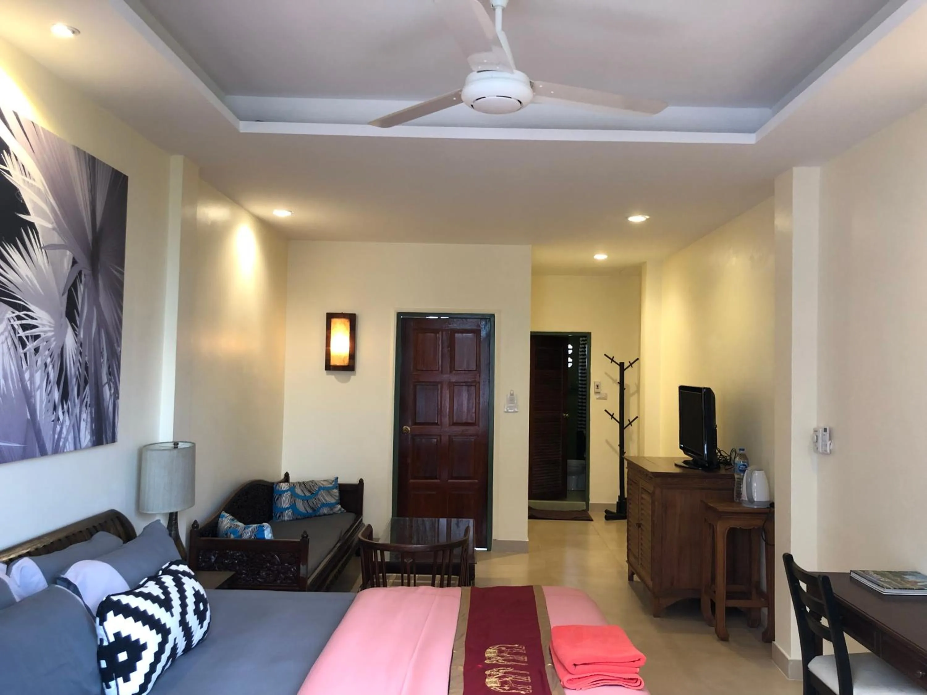 Bed in Blue Chang House