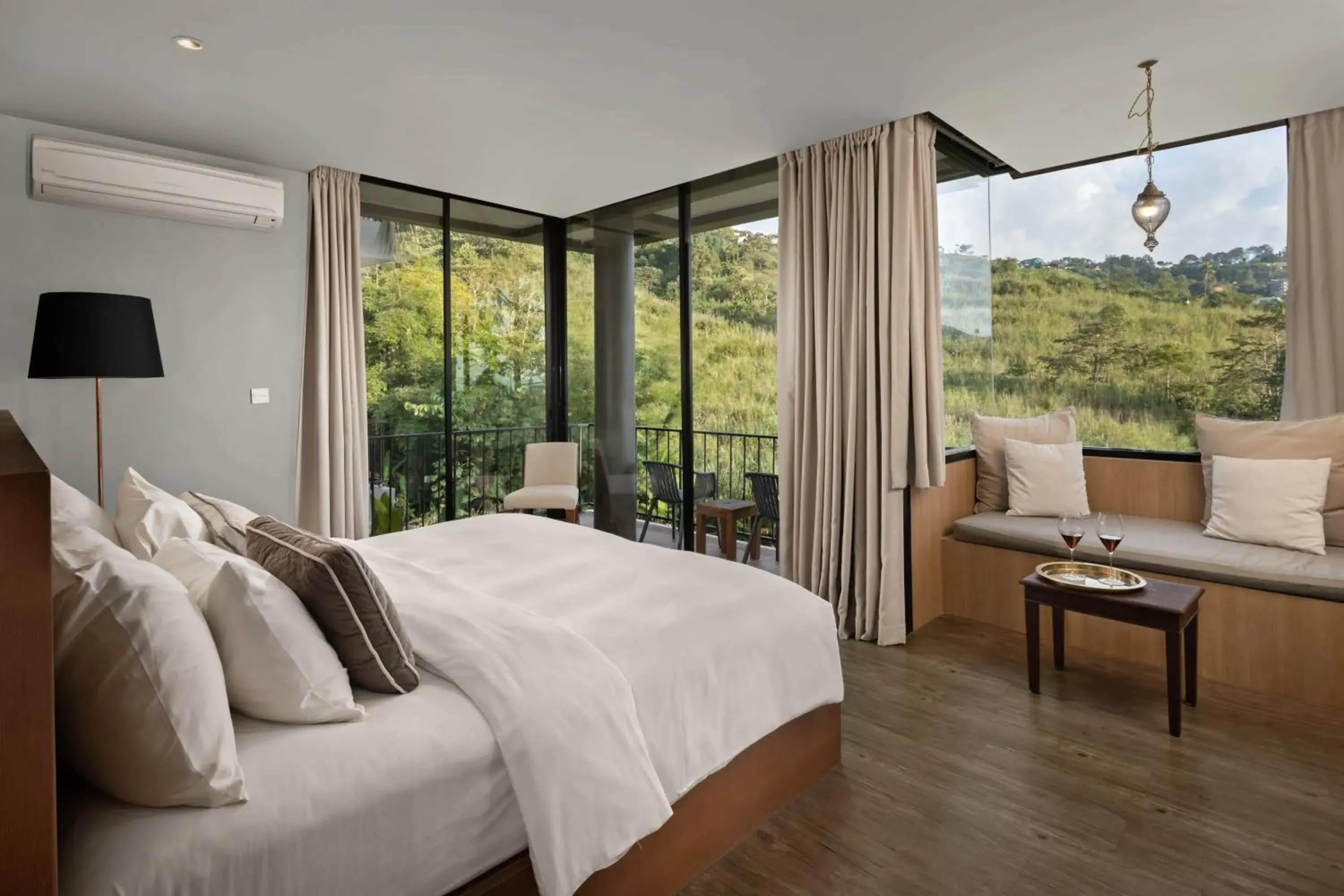 Balcony/Terrace, Bed in Sirinati Khao Kho Balcony/Terrace, Bed in Sirinati Khao Kho