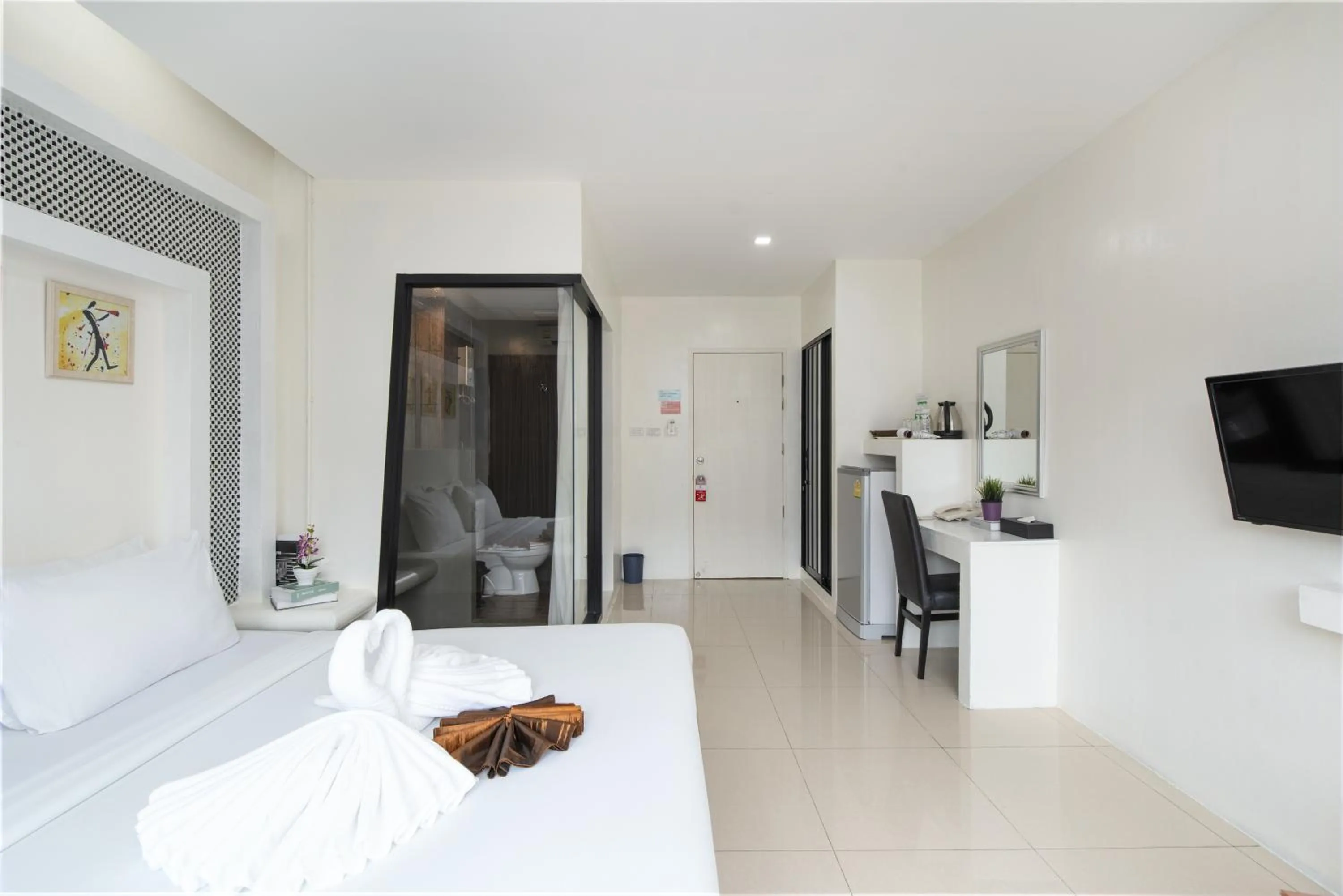 Bed in Baron Zotel Bangkok SHA PLUS