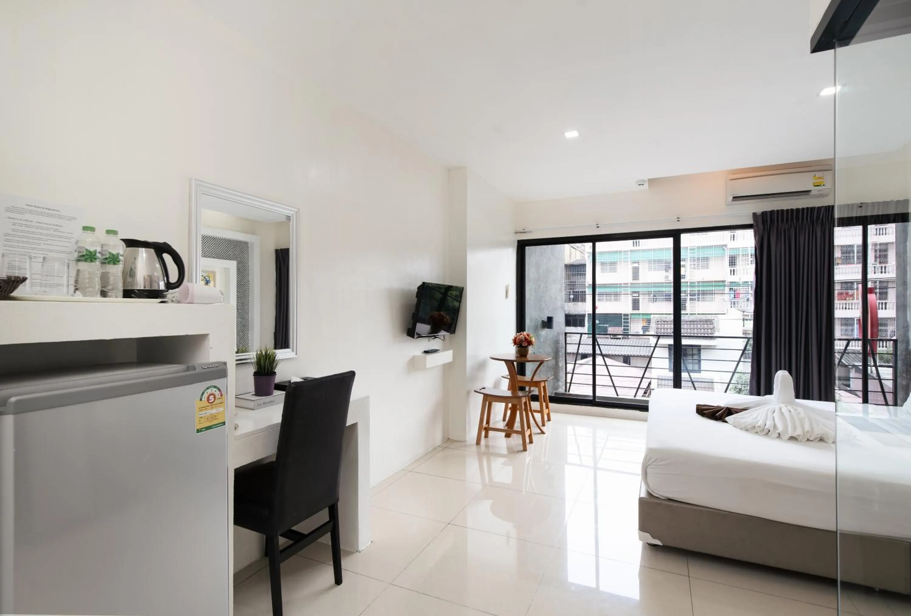 Bed in Baron Zotel Bangkok SHA PLUS