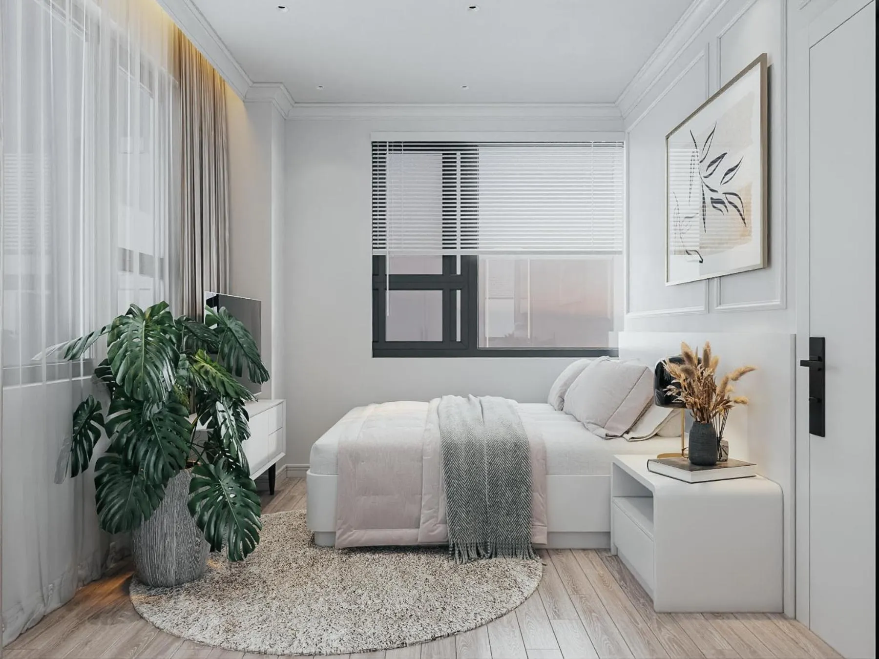 Bed in AURORA Hotel Plaza