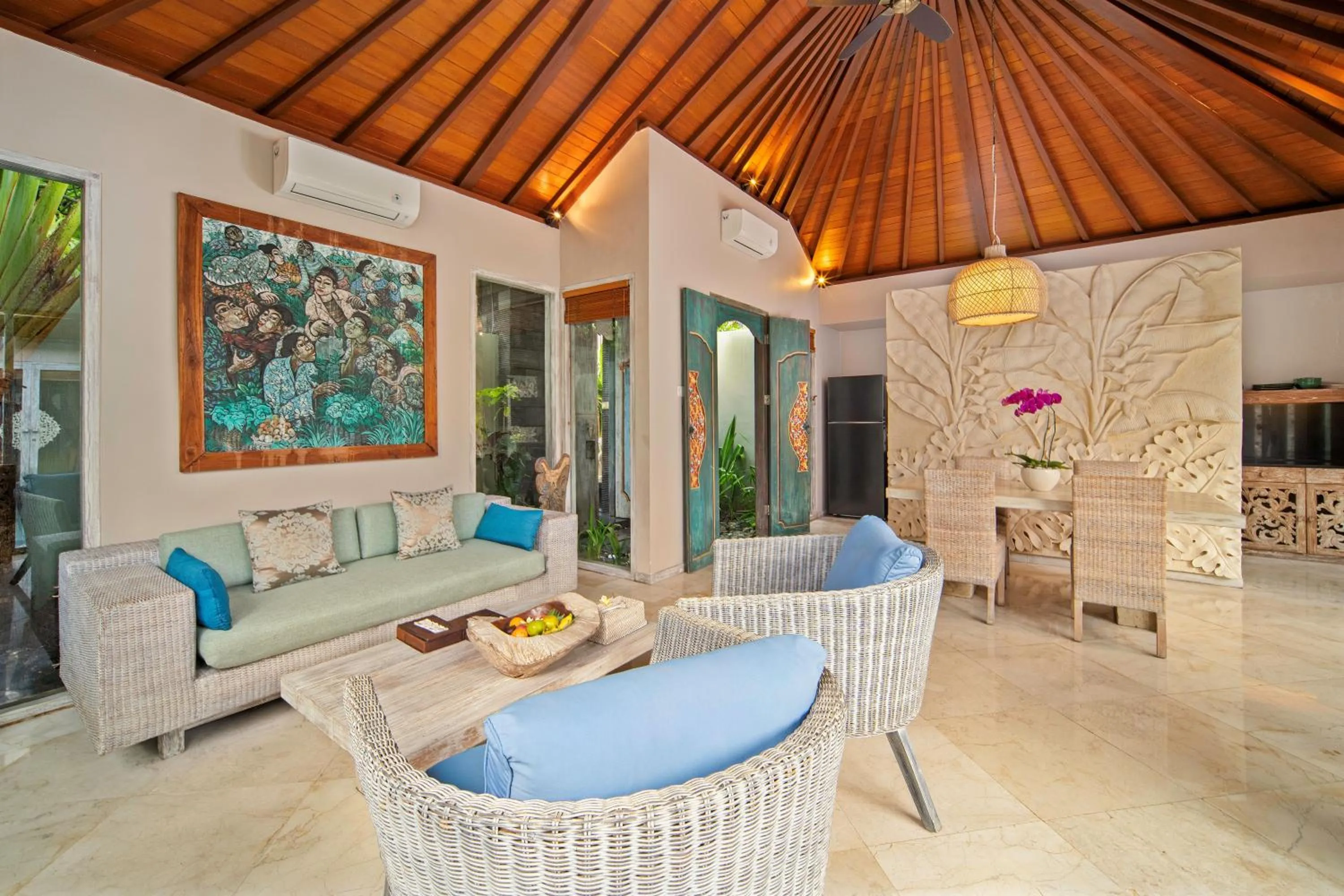 Living room in The Royal Purnama Luxury Villas - Adults Only