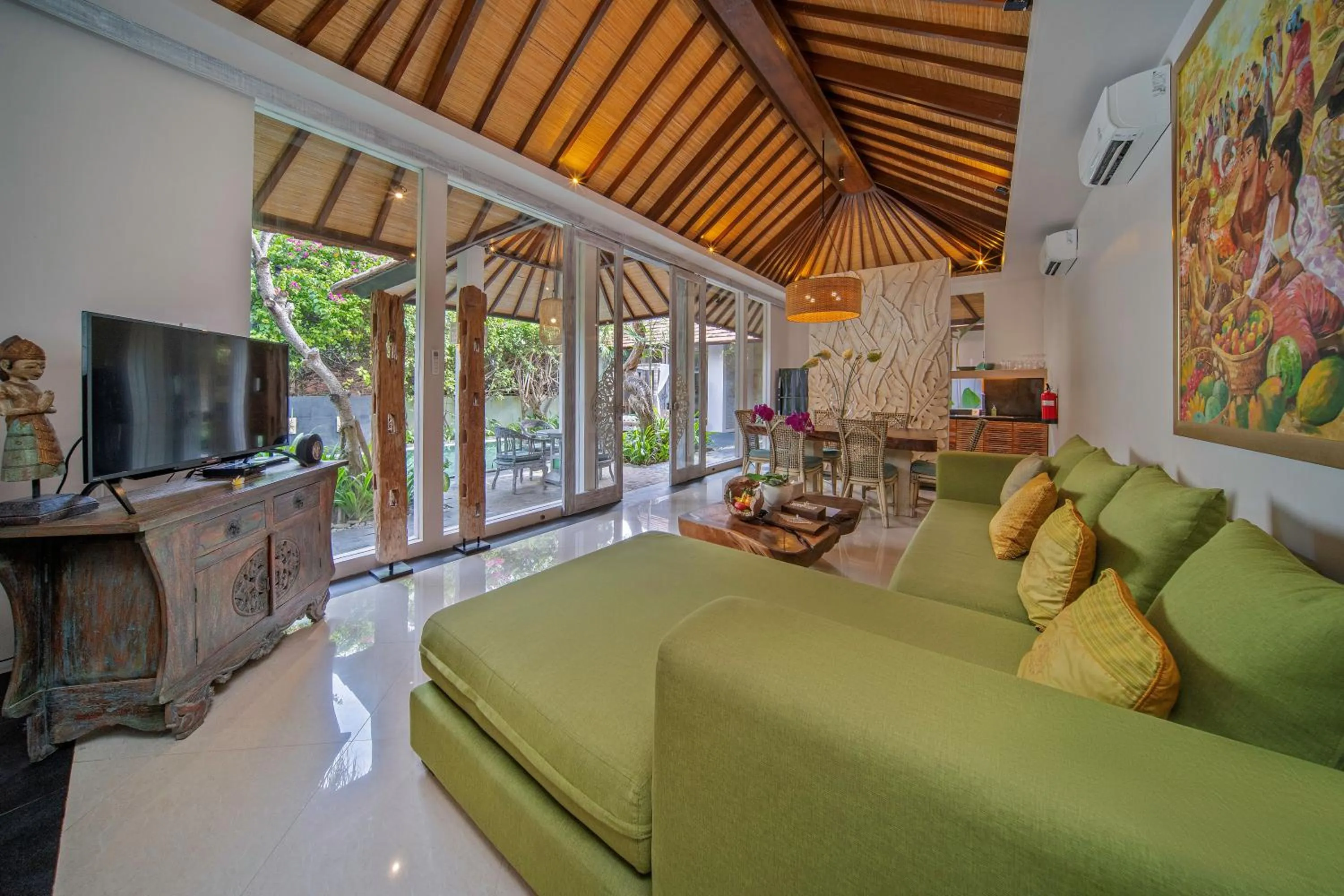 Living room in The Royal Purnama Luxury Villas - Adults Only