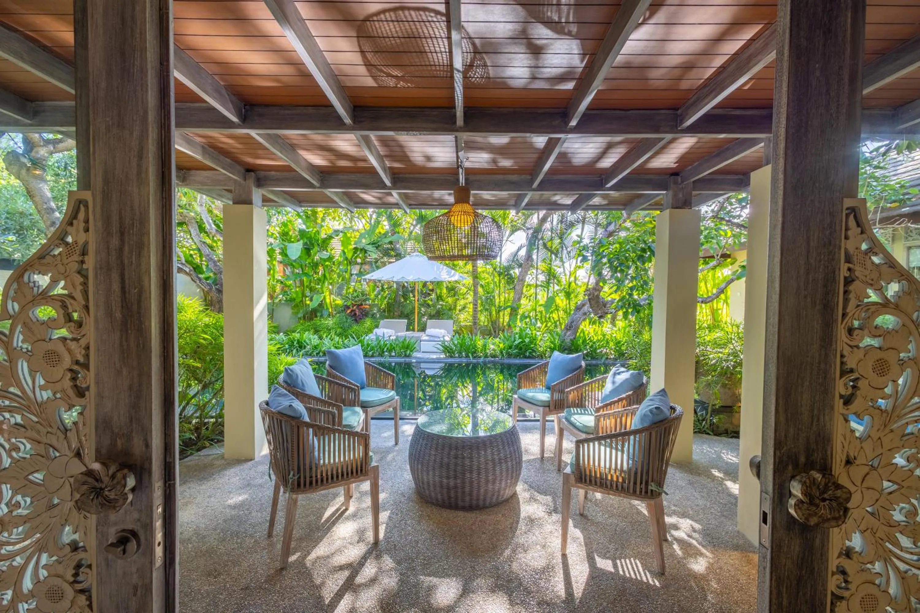 Patio in The Royal Purnama Luxury Villas - Adults Only