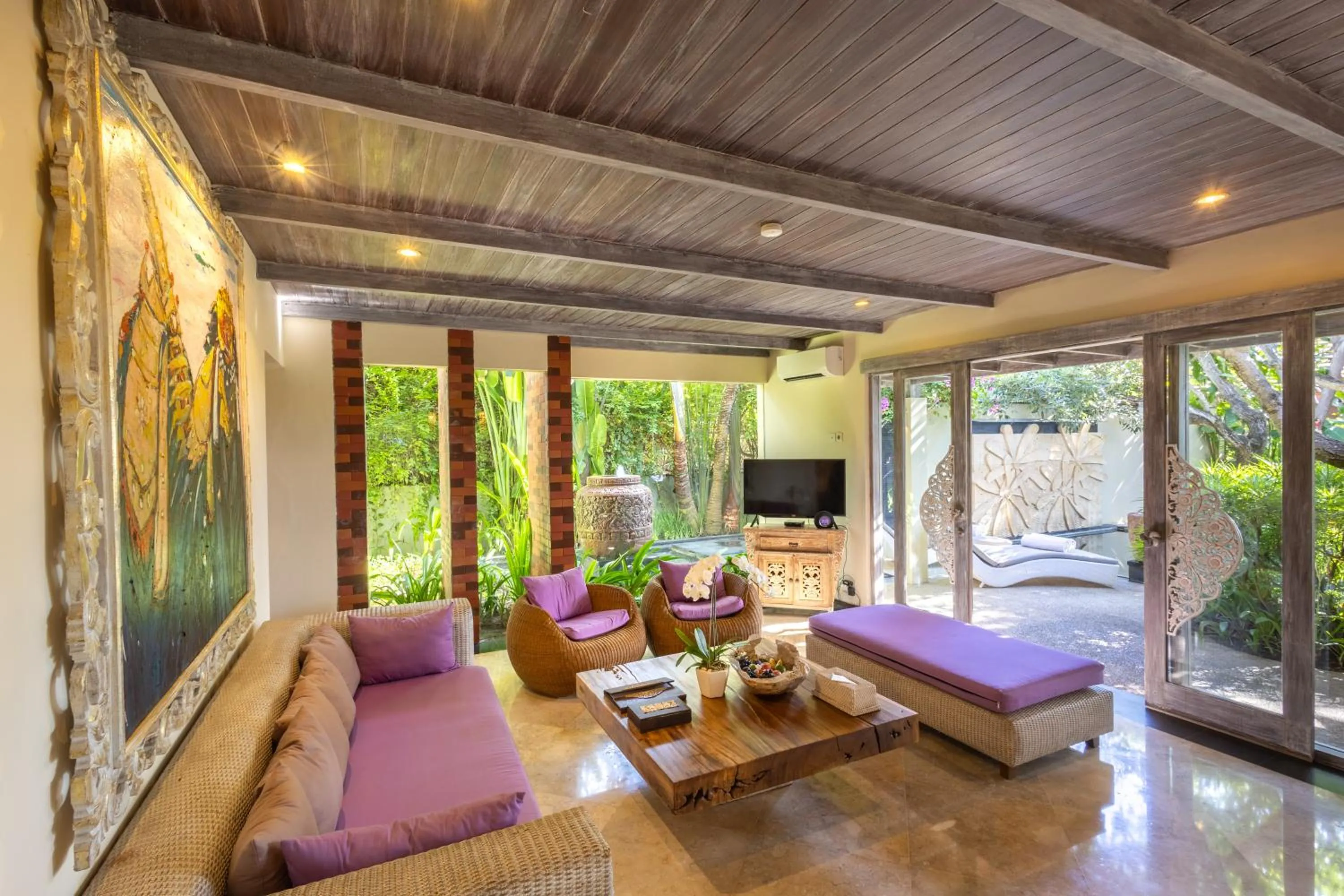 Living room in The Royal Purnama Luxury Villas - Adults Only