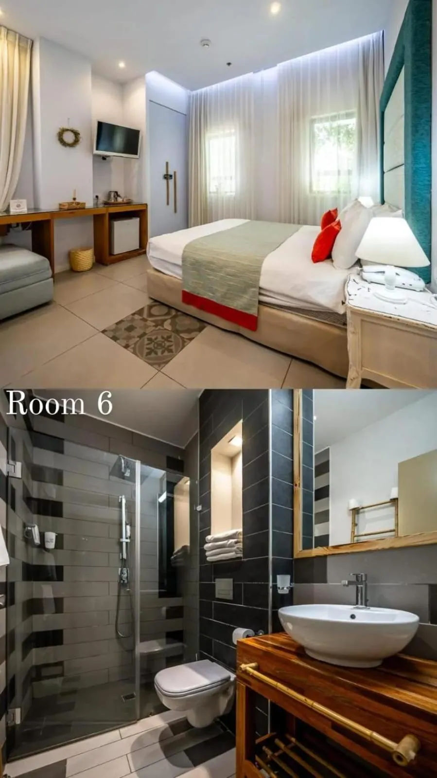 Bed in Bat Galim Boutique Hotel