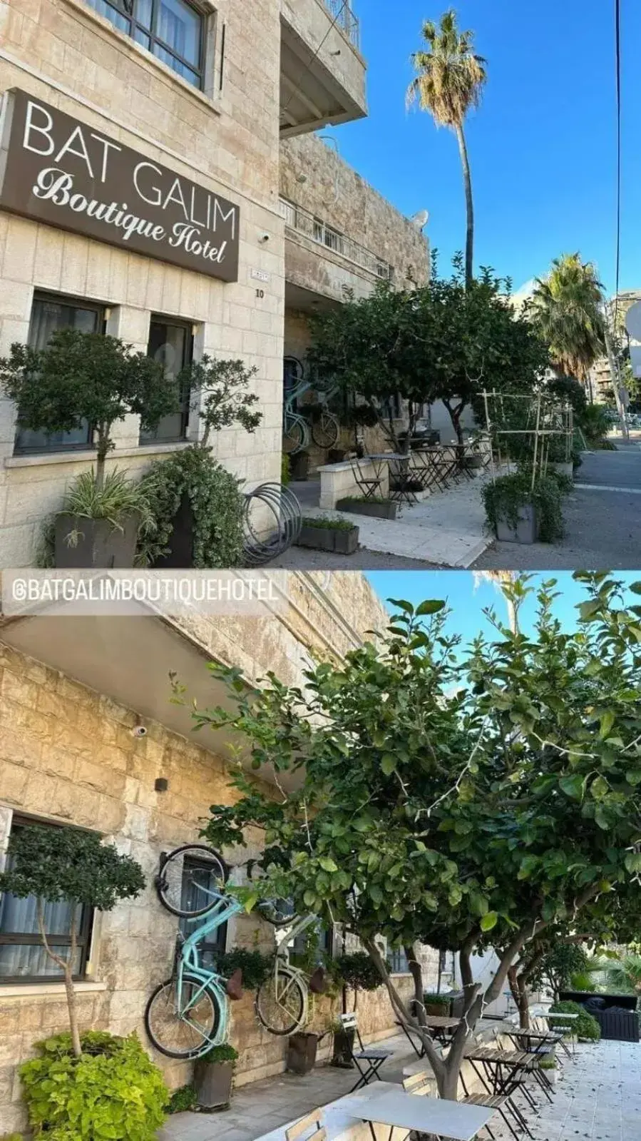 Property building in Bat Galim Boutique Hotel Property building in Bat Galim Boutique Hotel