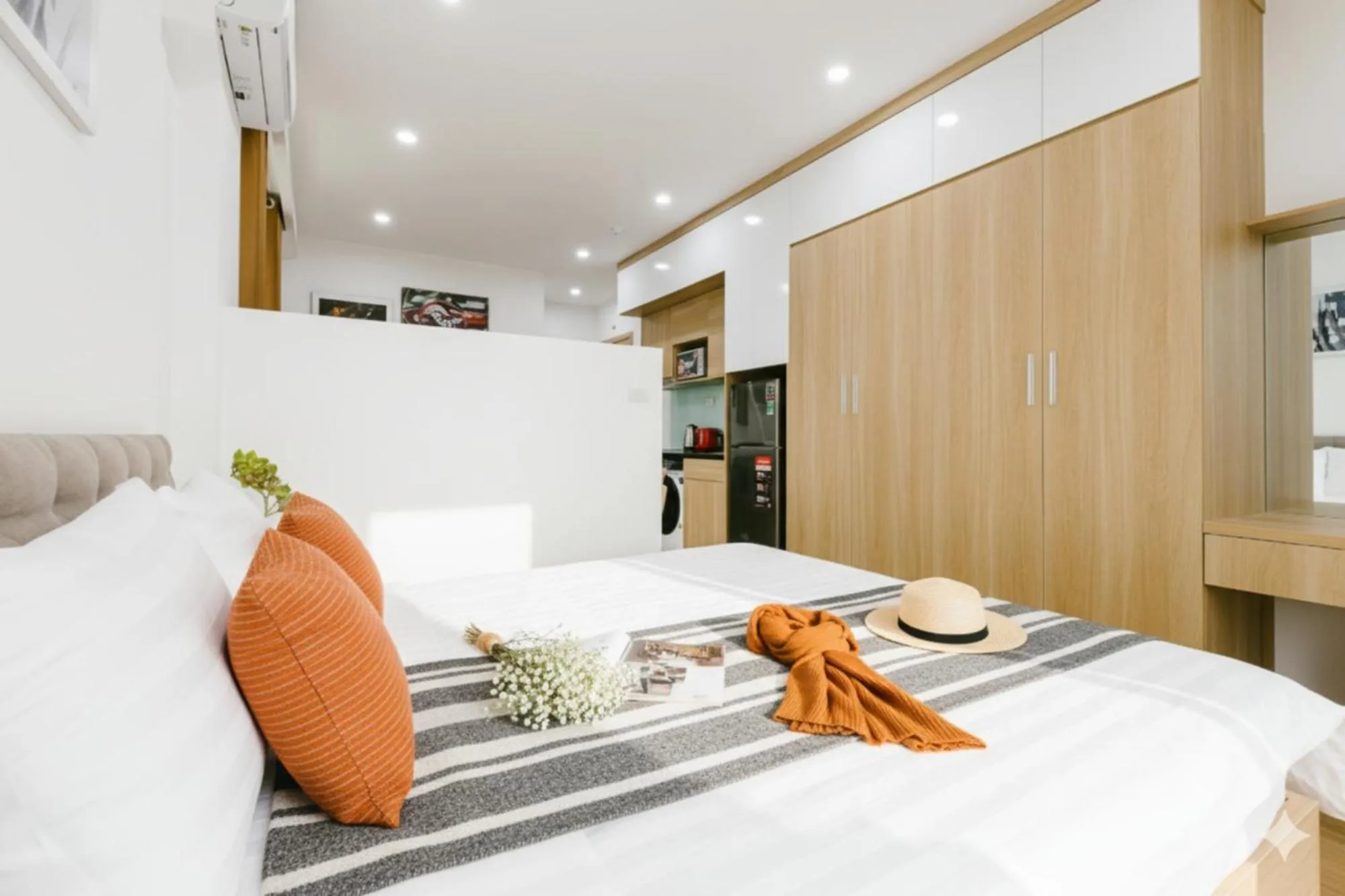 Bed in Label6 Studio West Lake