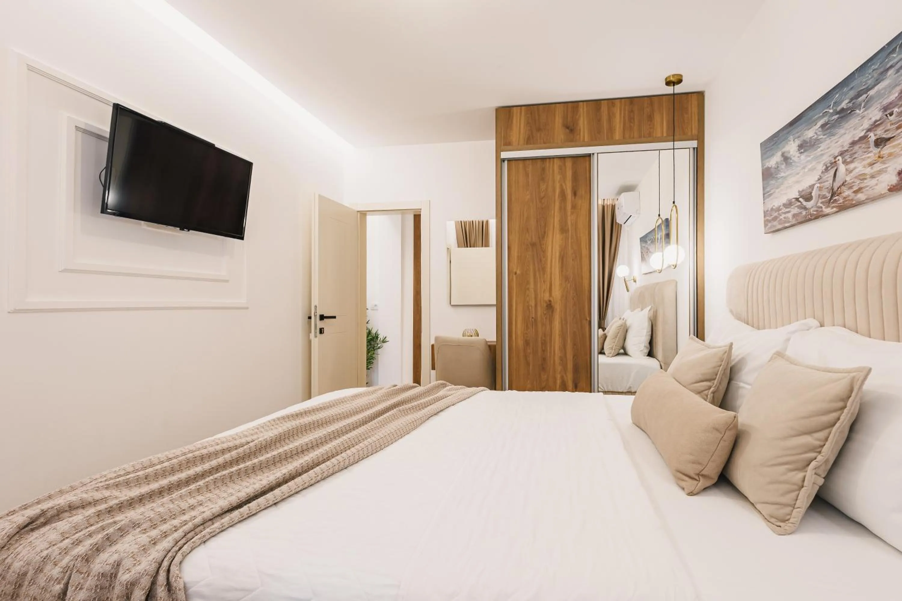 Bedroom, Bed in Villa Oleander