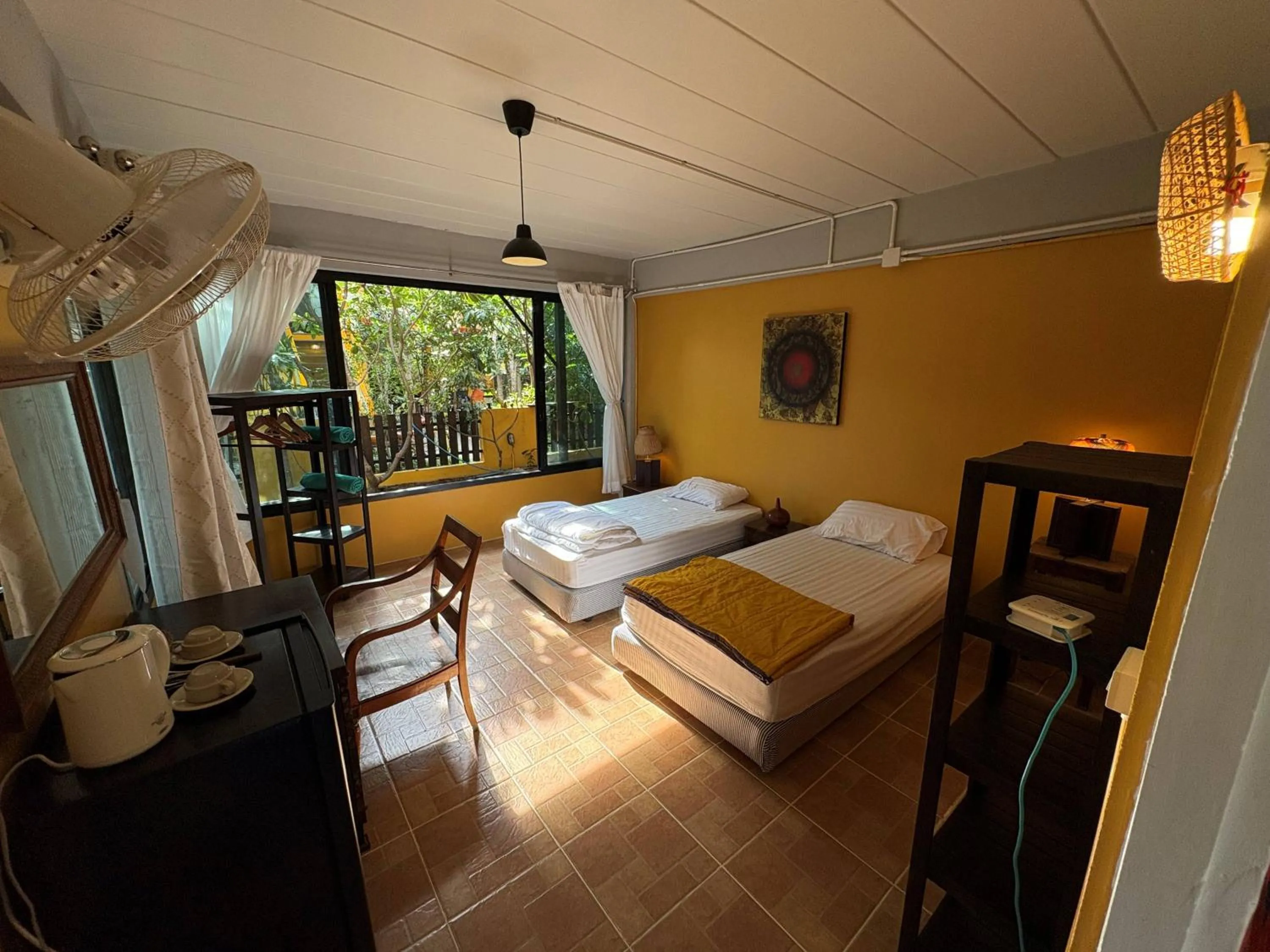 Bed in Golden Mango House