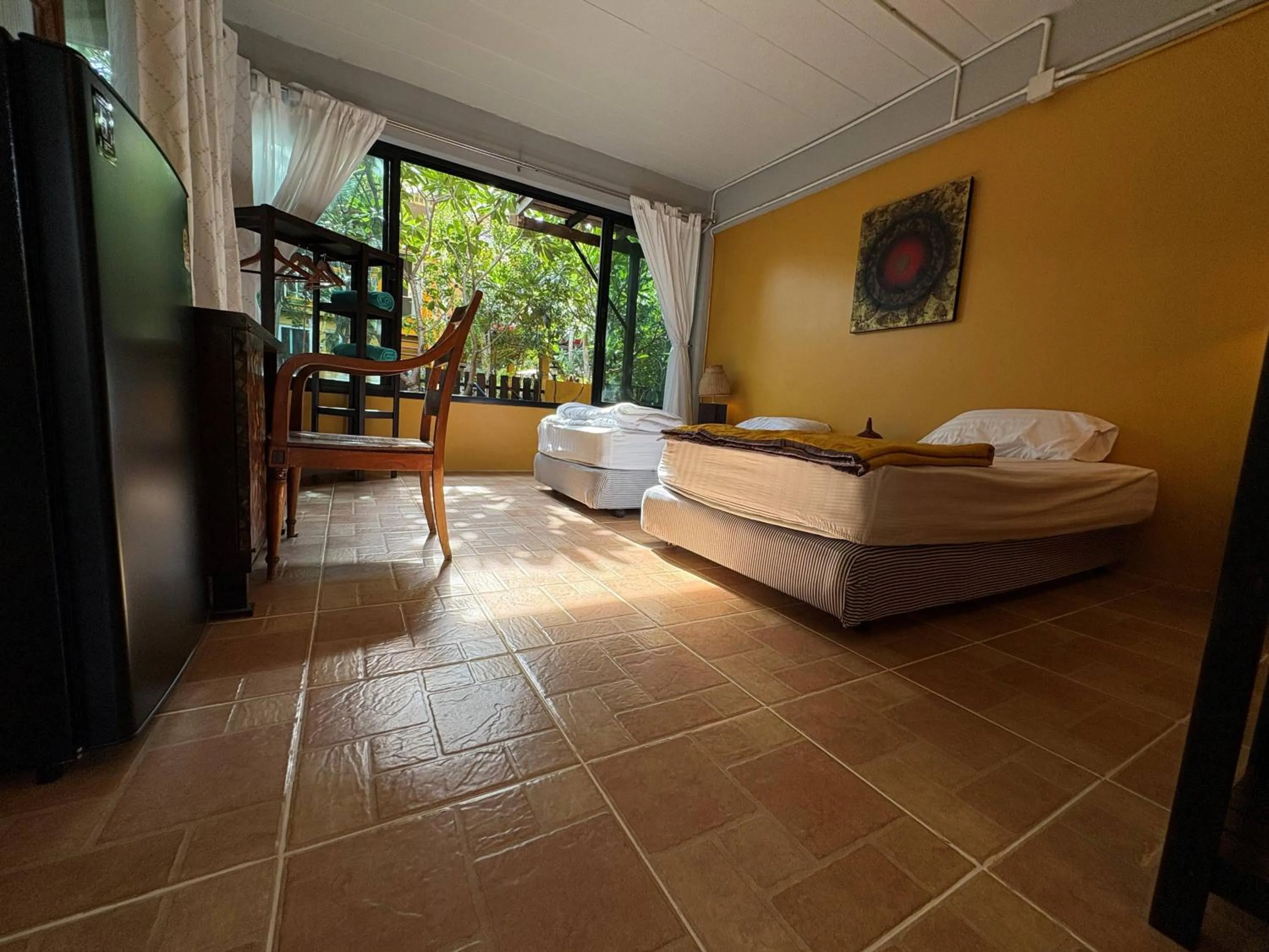 Bed in Golden Mango House