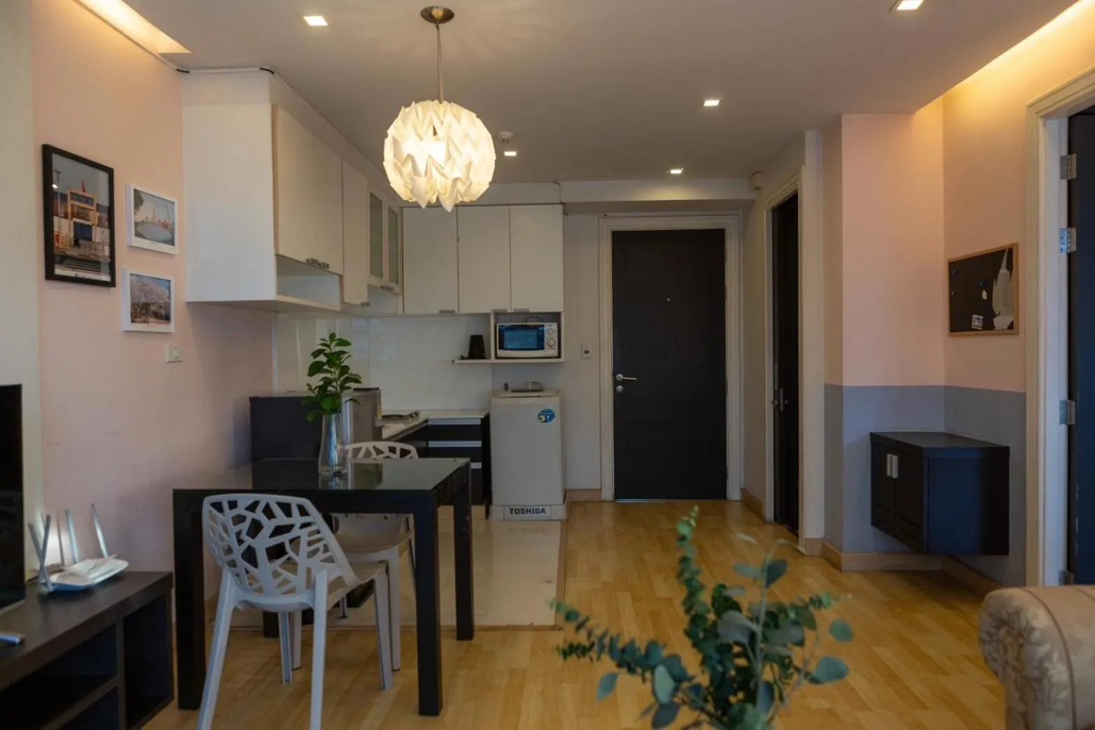 Dining area in P Villa Lamoon Thonglor