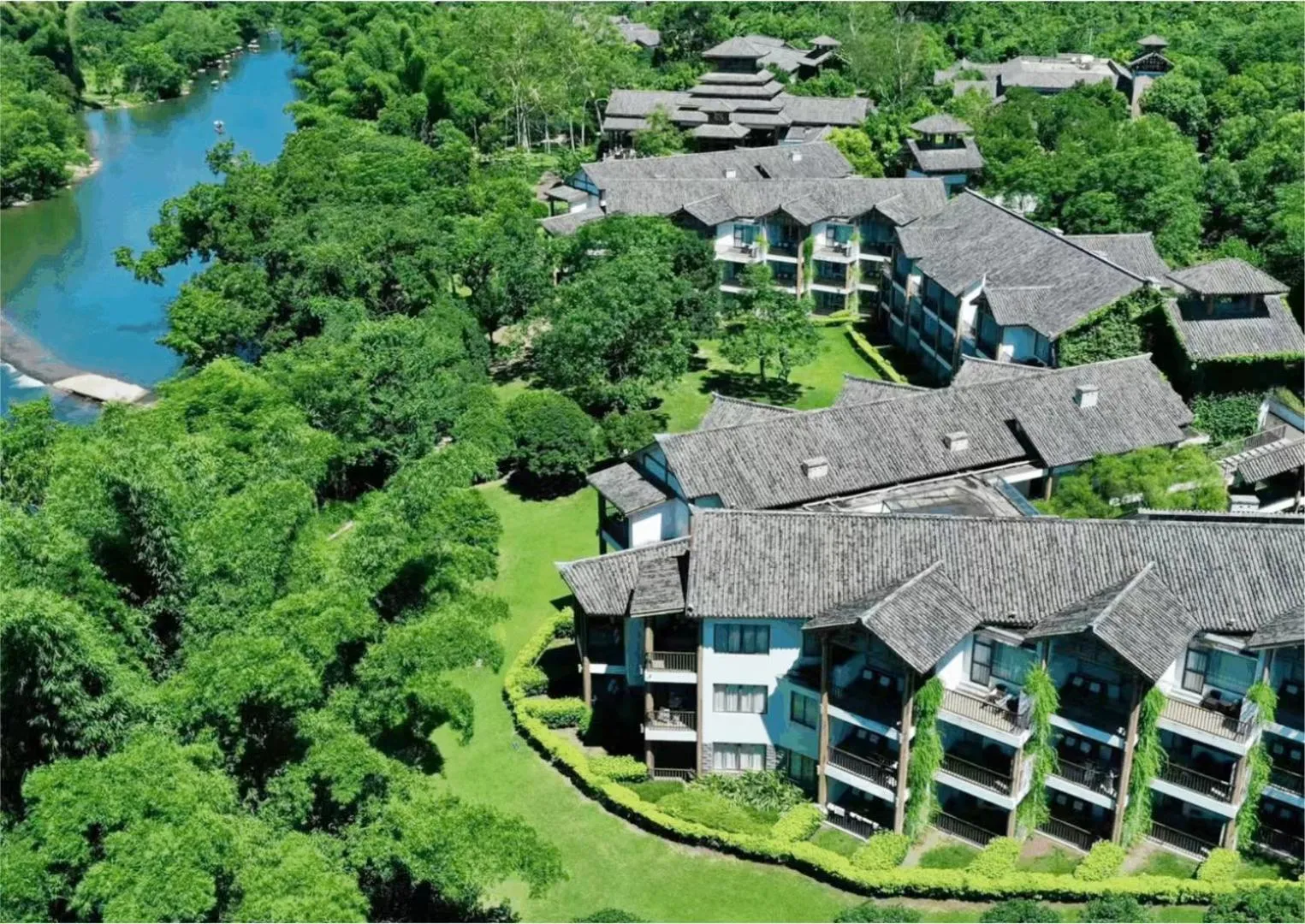 Natural landscape in Yangshuo Riverside Resorts Hotel