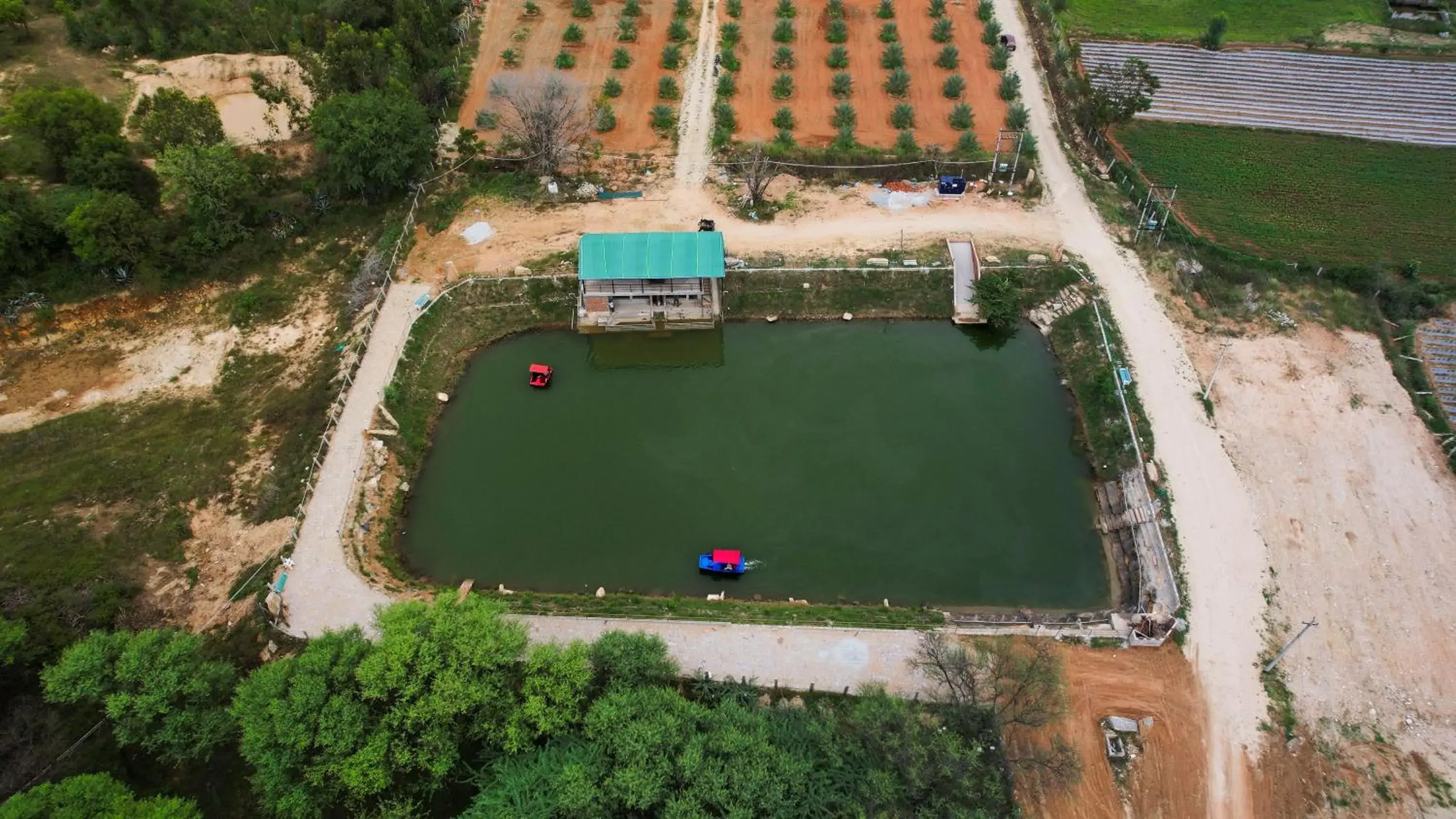 Lake view in Habba Dates Villa Near Chikkaballapur Lake view in Habba Dates Villa Near Chikkaballapur