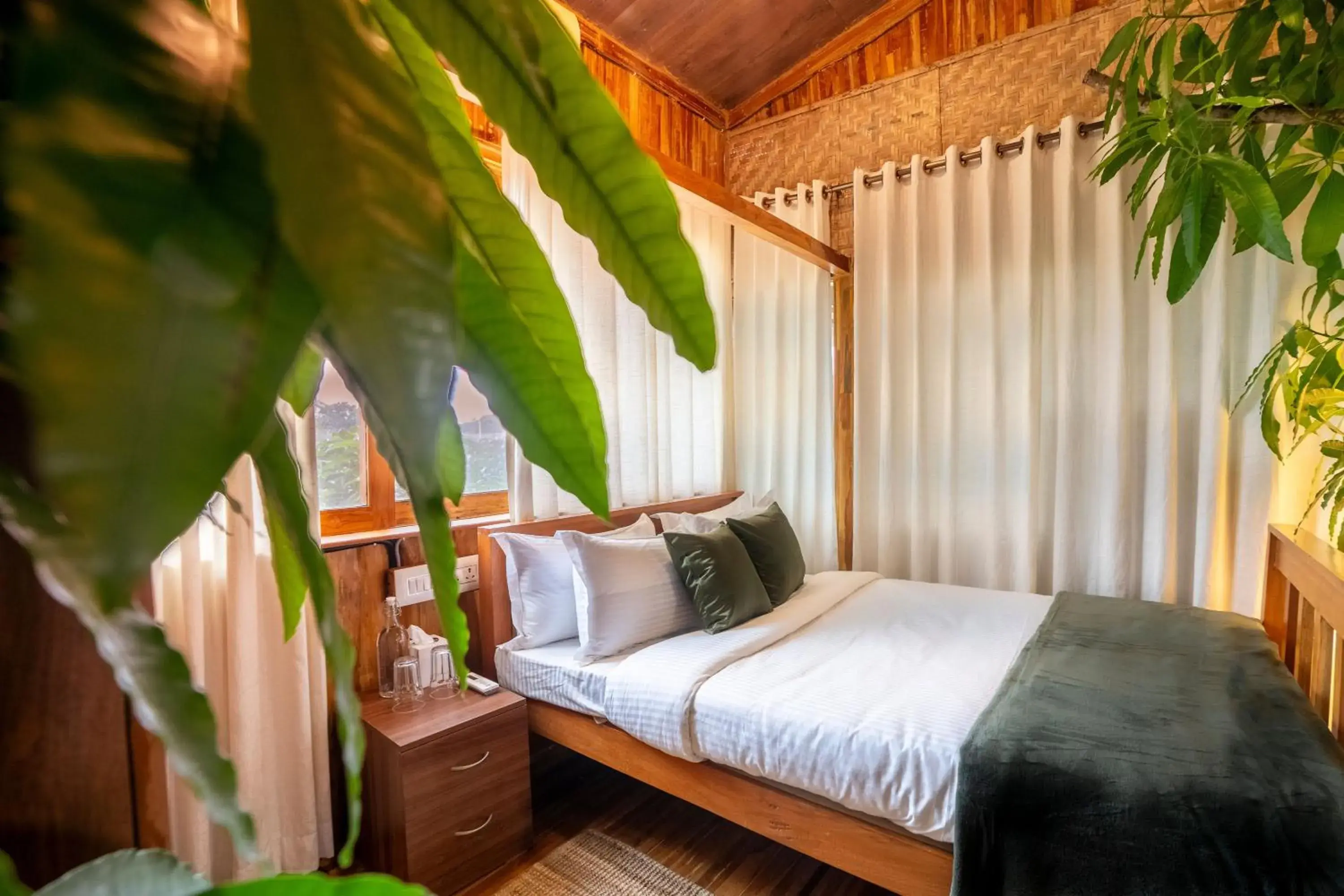 View (from property/room), Bed in Habba Dates Villa Near Chikkaballapur View (from property/room), Bed in Habba Dates Villa Near Chikkaballapur