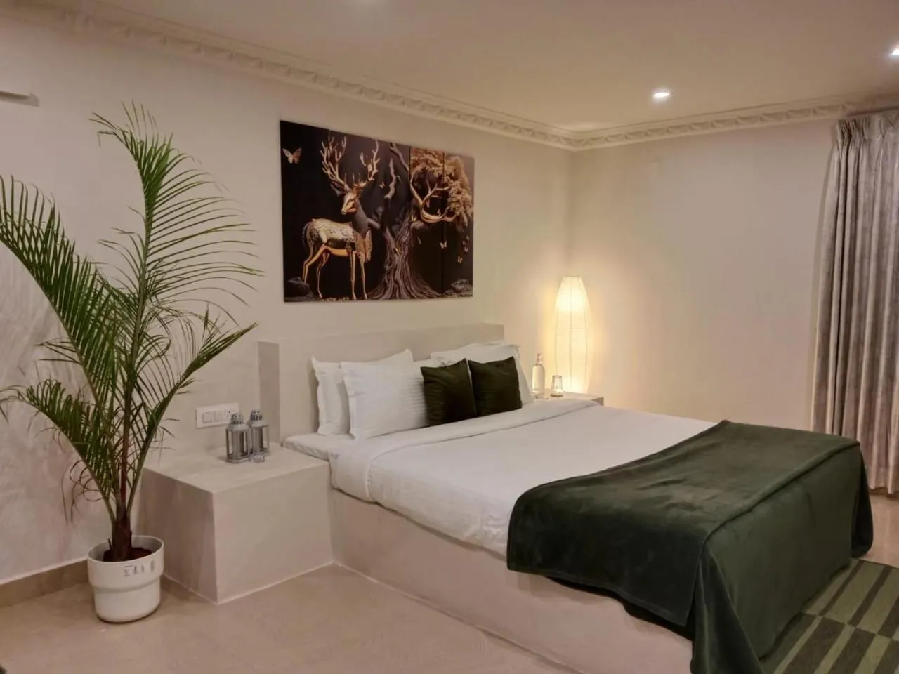 Photo of the whole room, Bed in Habba Dates Villa Near Chikkaballapur