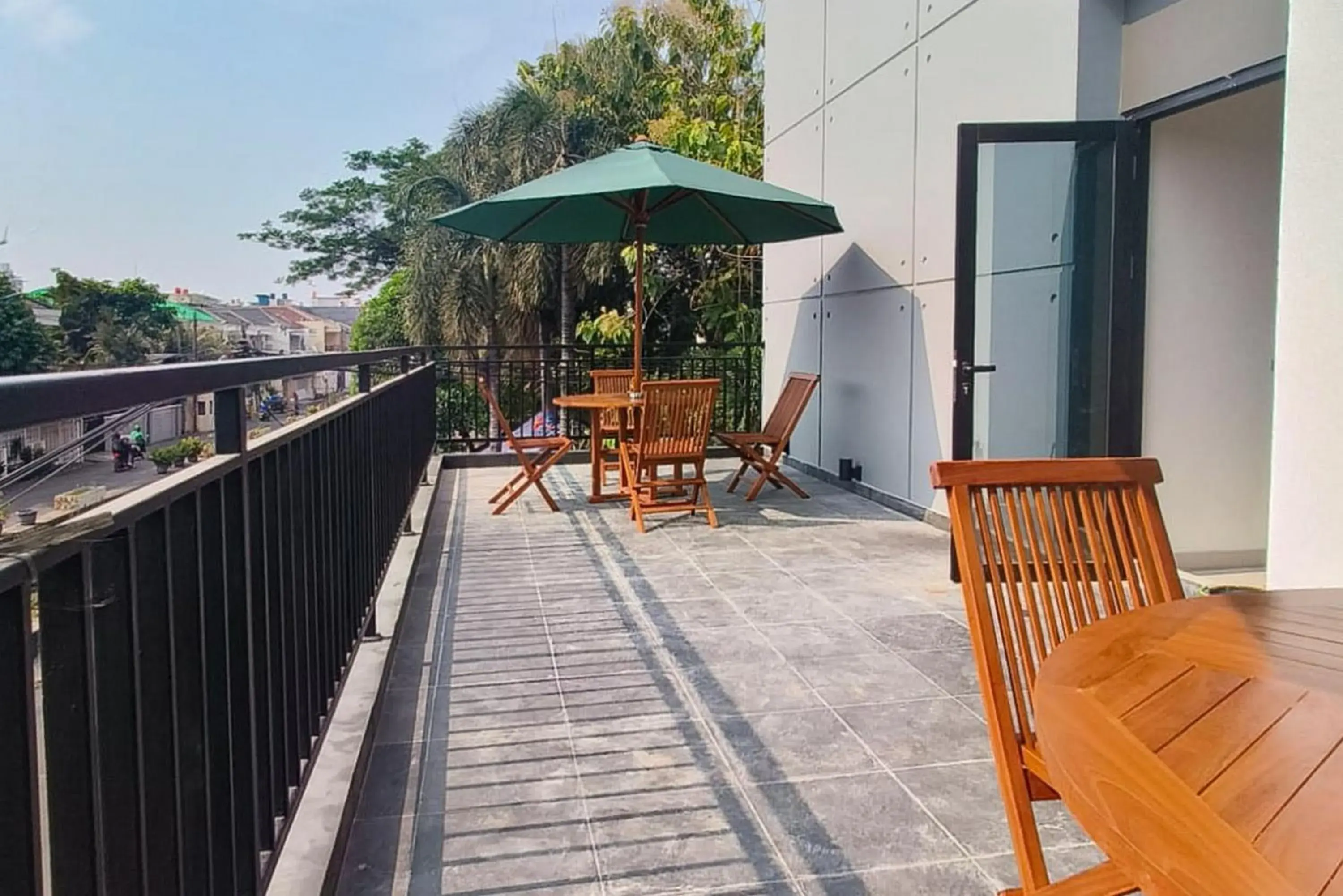 Balcony/Terrace in Urbanview Greenville Jakarta Balcony/Terrace in Urbanview Greenville Jakarta