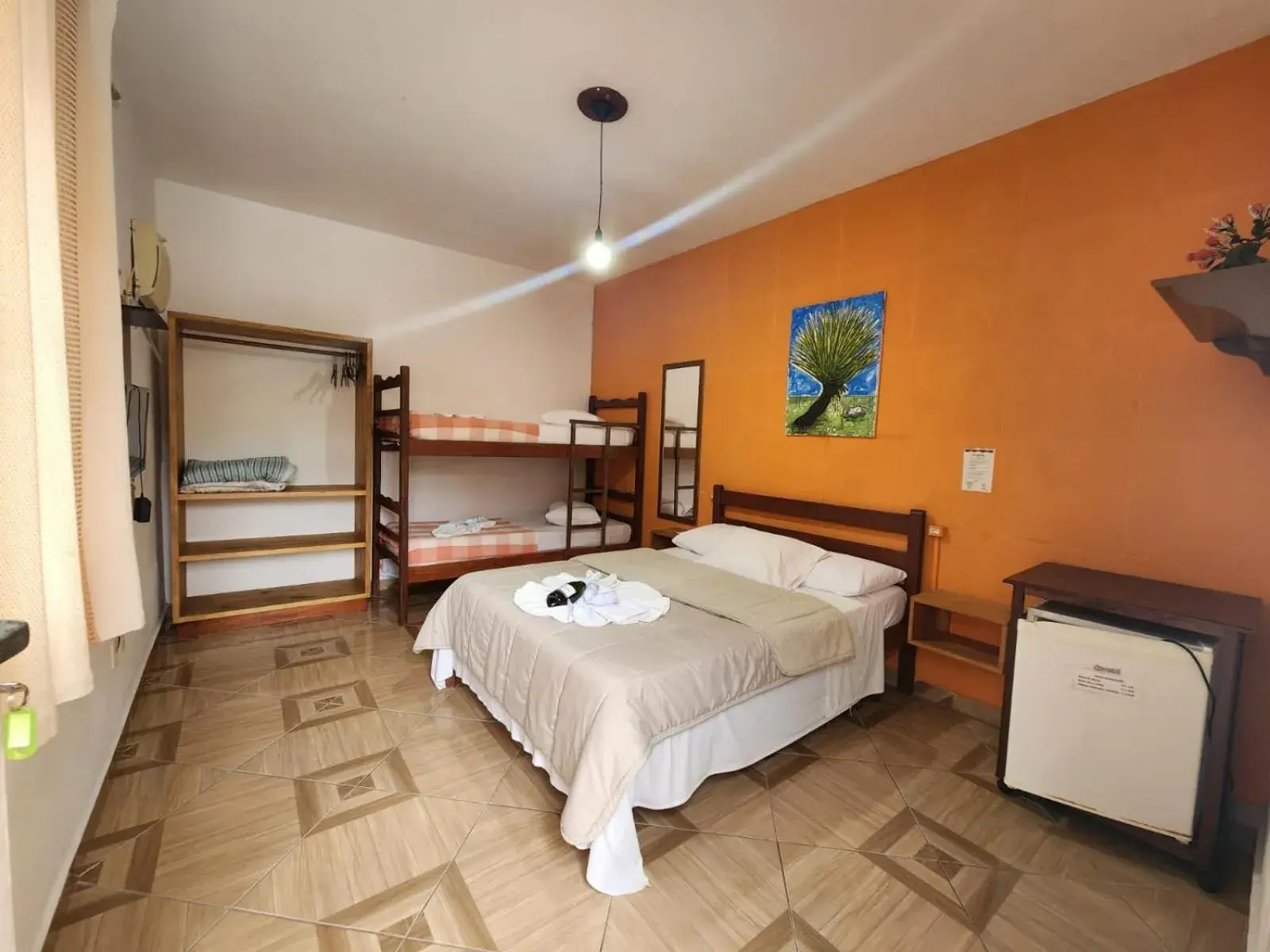 Quadruple Room in Pousada Caminho da Serra Paraty Quadruple Room in Pousada Caminho da Serra Paraty