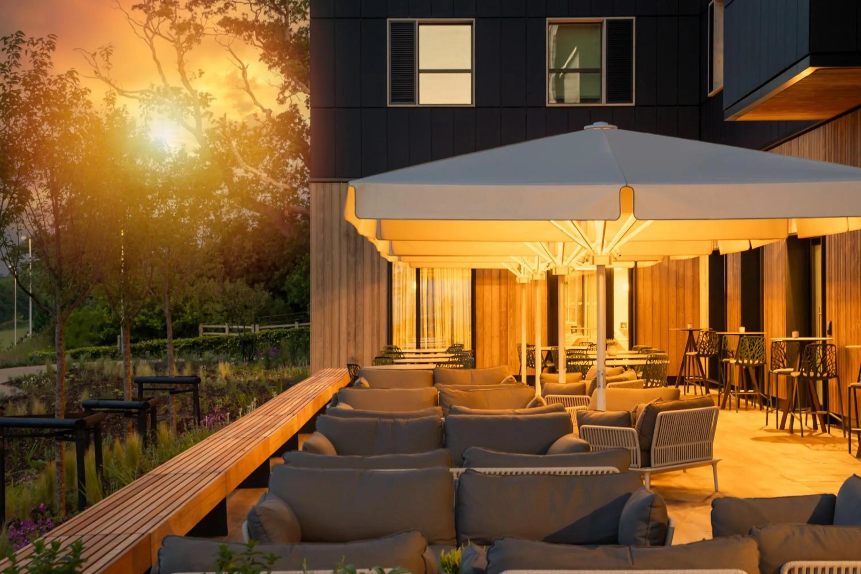 Property building in voco Zeal Exeter Science Park, by IHG