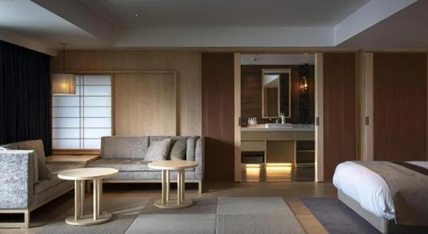 Bed in Ikenotaira Hotel