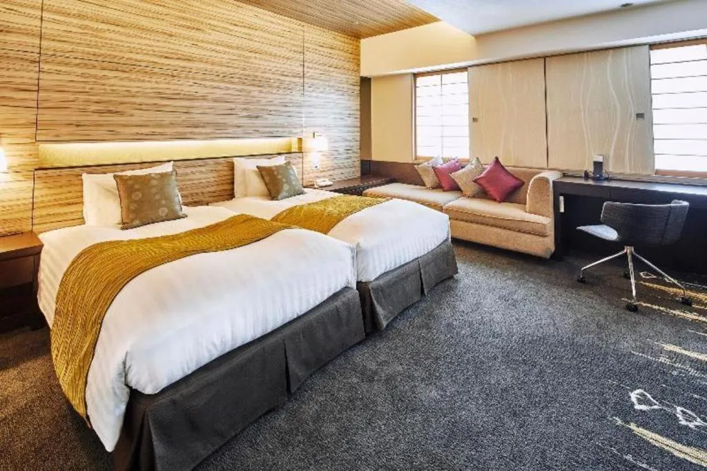 Bed in Akasaka Excel Hotel Tokyu