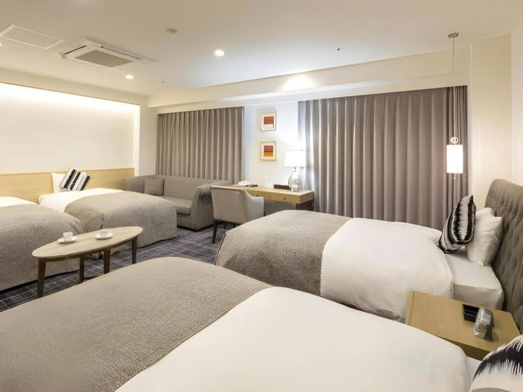 Bed in Miyazaki Kanko Hotel