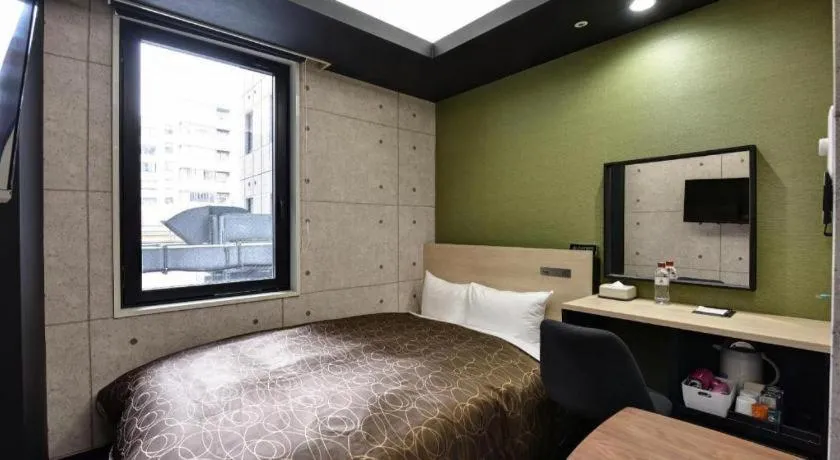 Bed in Hotel Ascent Fukuoka