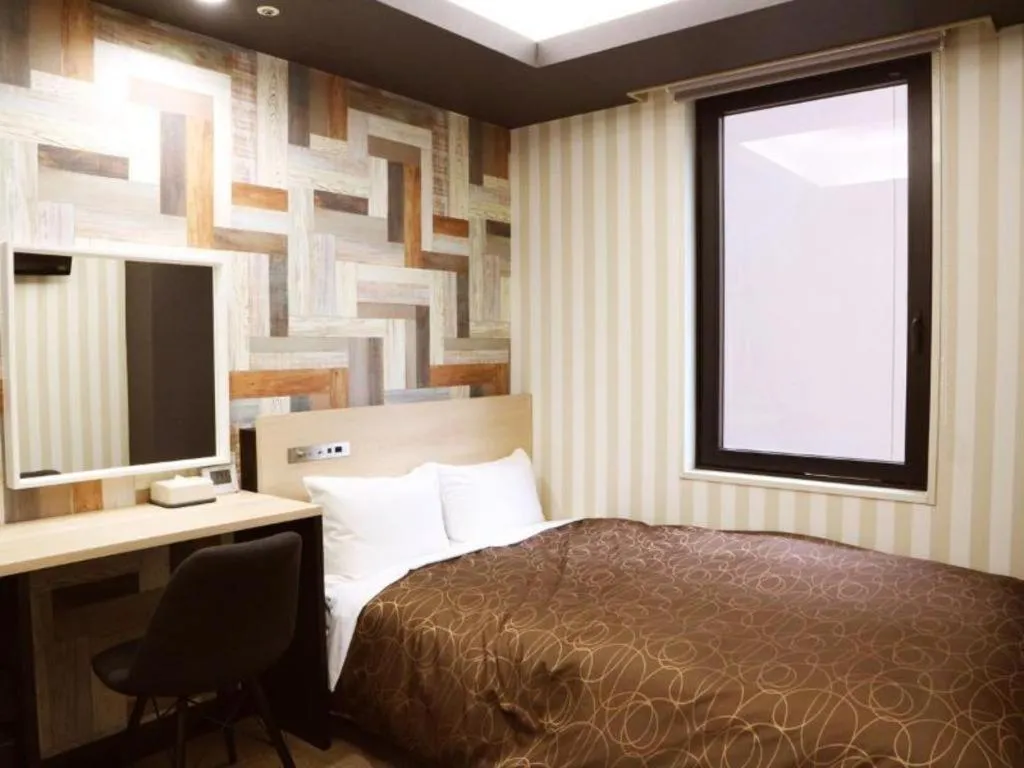 Bed in Hotel Ascent Fukuoka