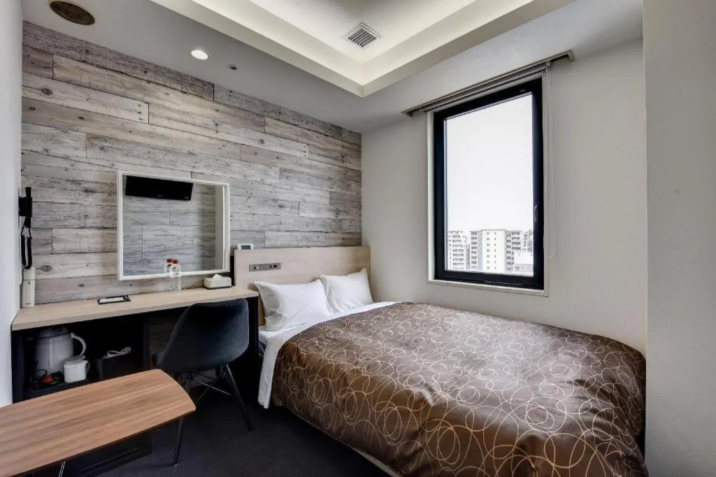 Bed in Hotel Ascent Fukuoka