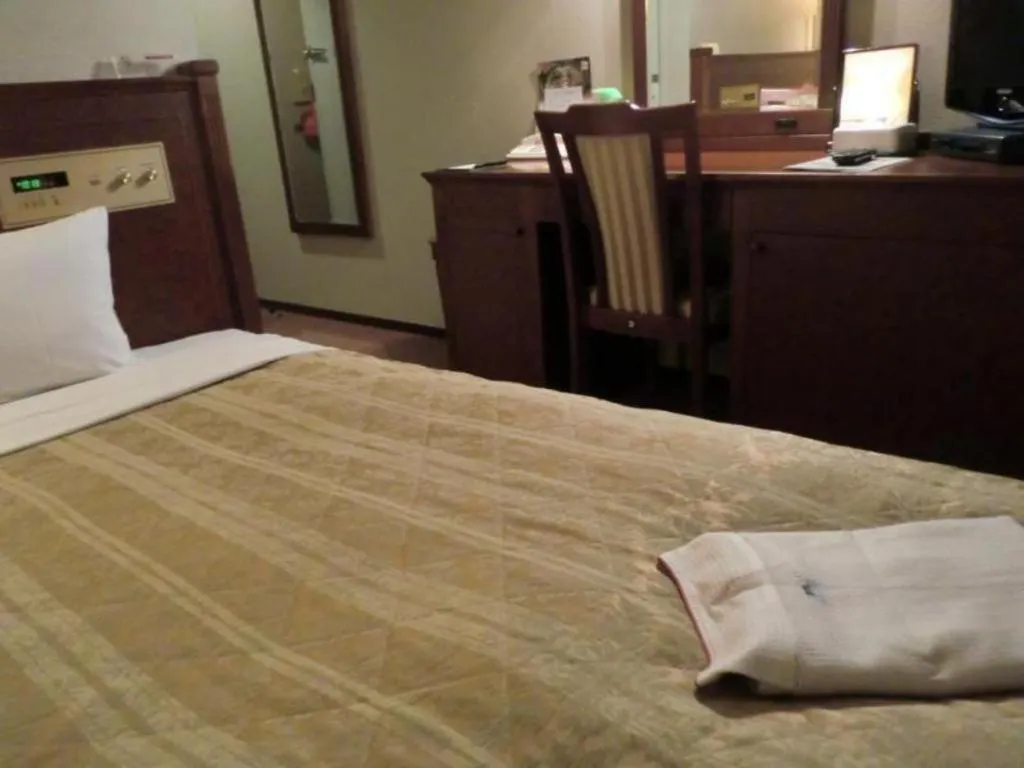 Bed in Hotel Ascent Fukuoka