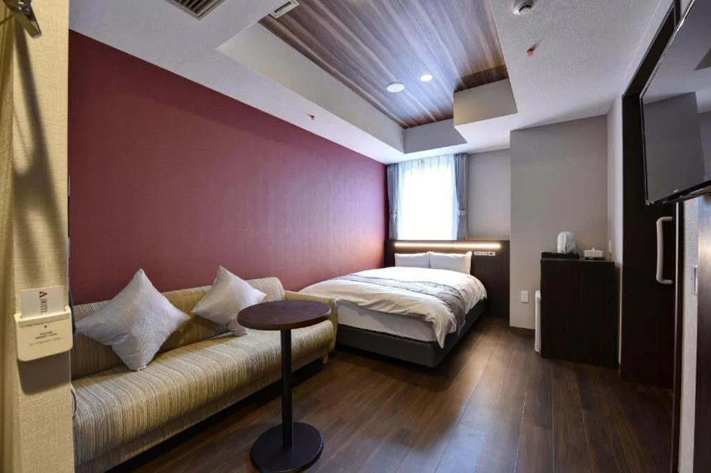 Bed in Hotel Ascent Fukuoka