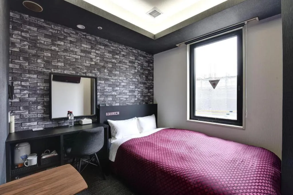 Bed in Hotel Ascent Fukuoka