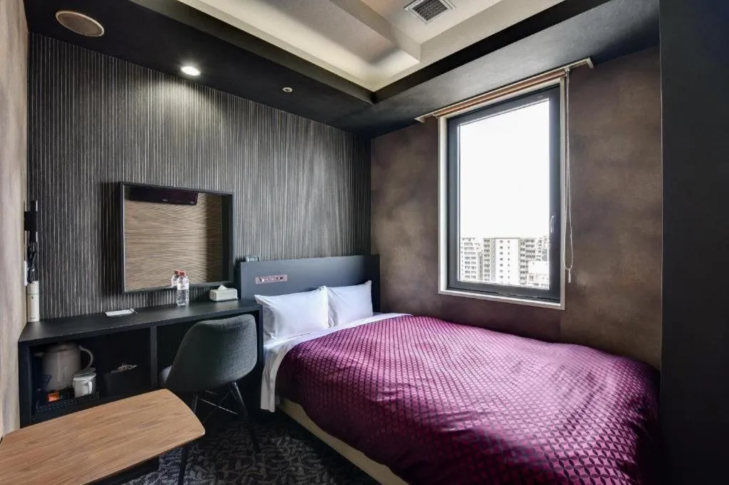 Bed in Hotel Ascent Fukuoka