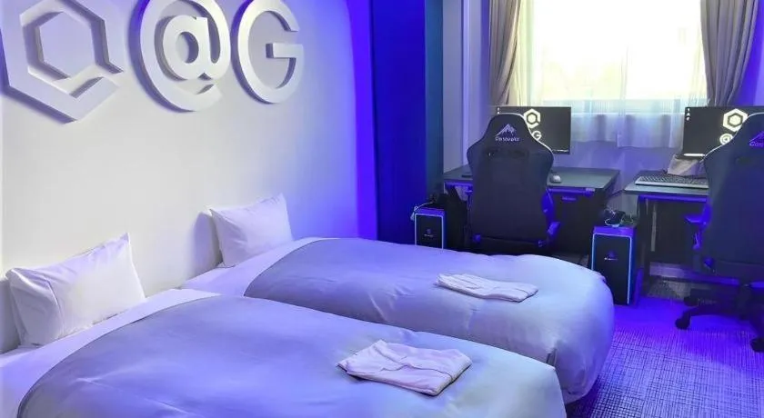 Bed in The Hamilton Sapporo Hotel