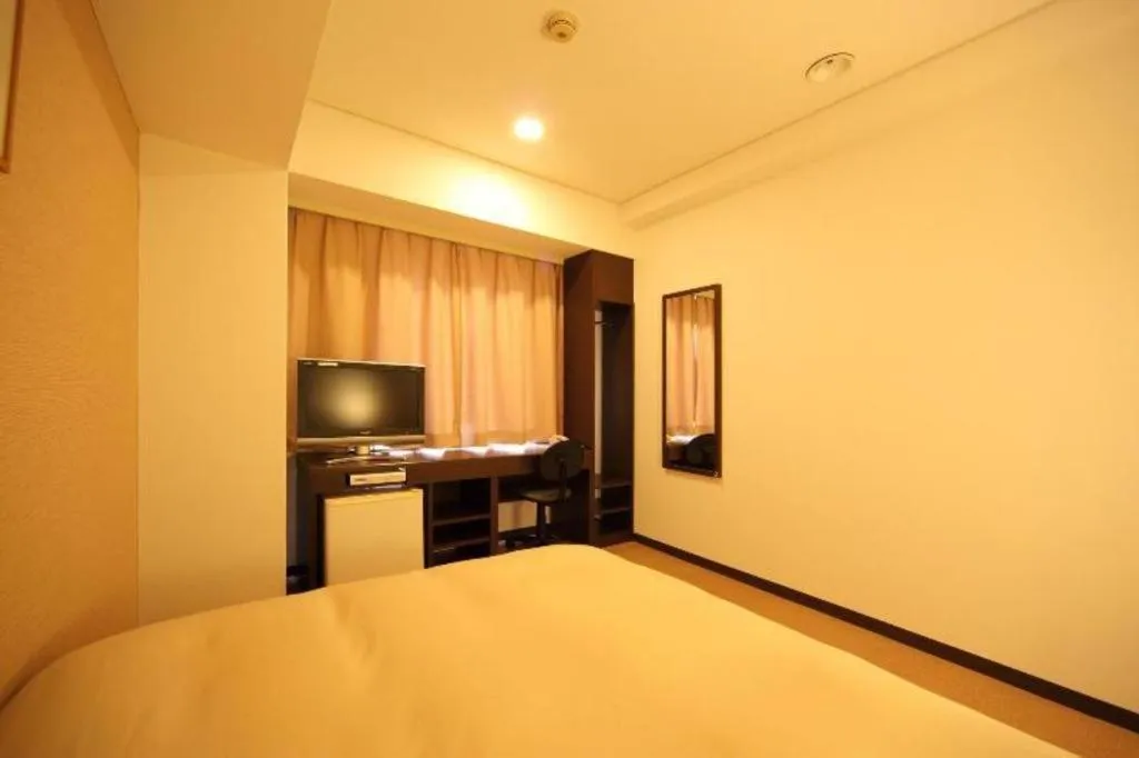 Bed in Hotel Park Side Hiroshima Peace Park