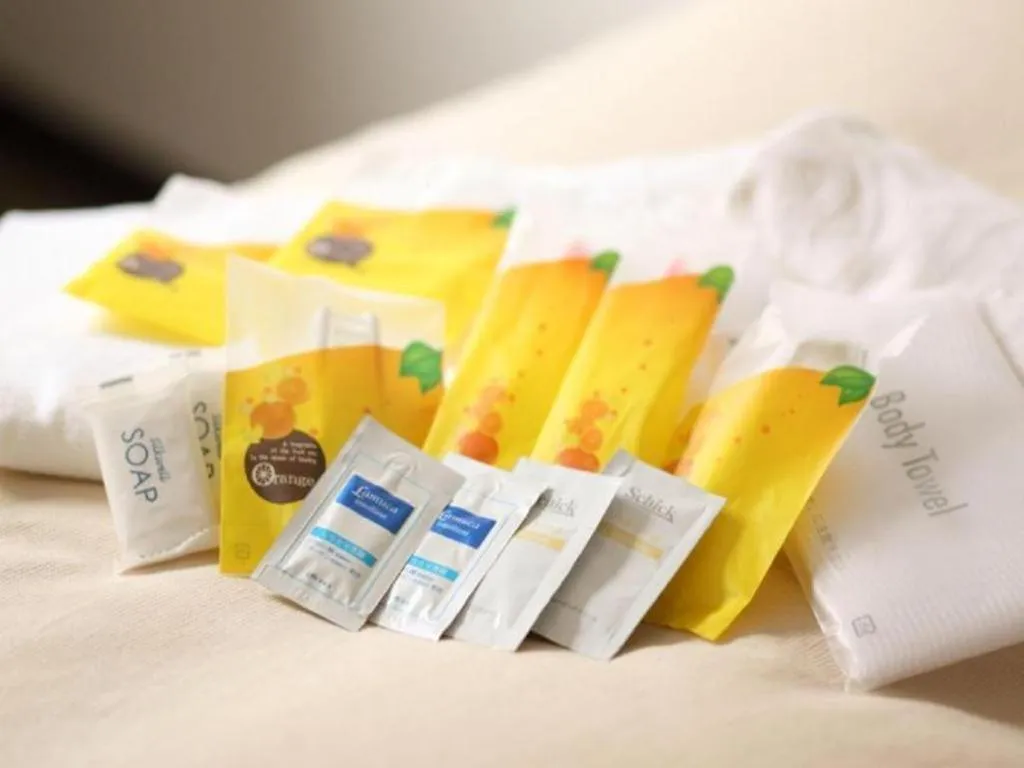 Bed in Hotel Park Side Hiroshima Peace Park