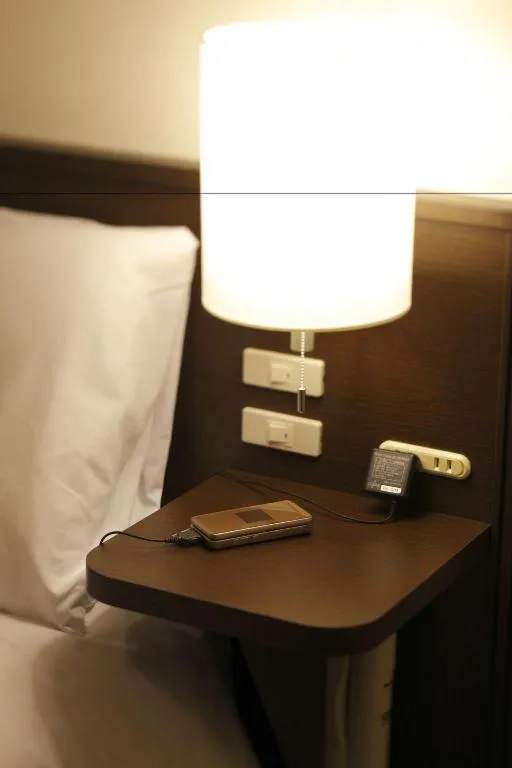 Bed in Hotel Park Side Hiroshima Peace Park