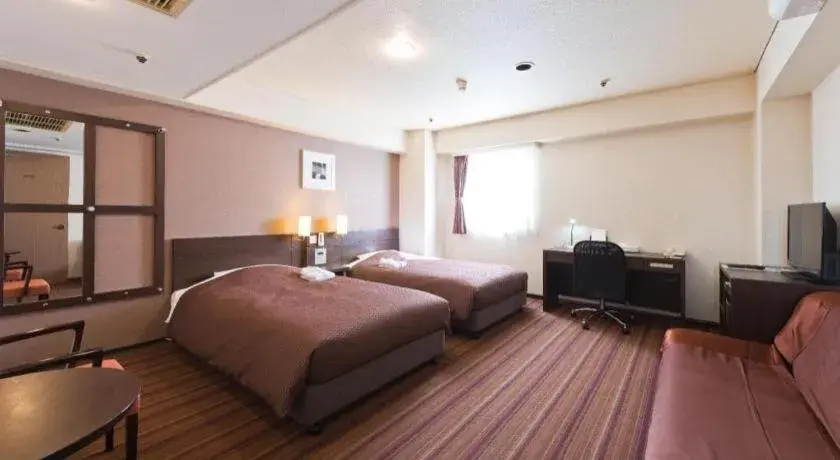 Bed in Daini Fuji Hotel Bed in Daini Fuji Hotel