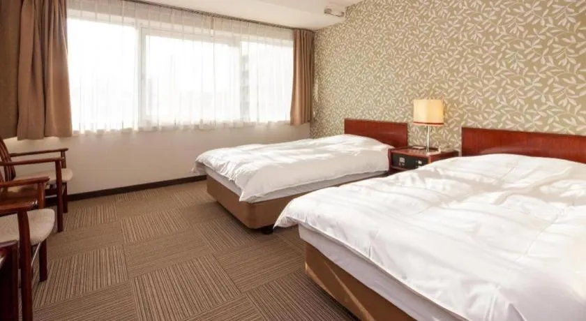 Bed in Fukuyama Terminal Hotel