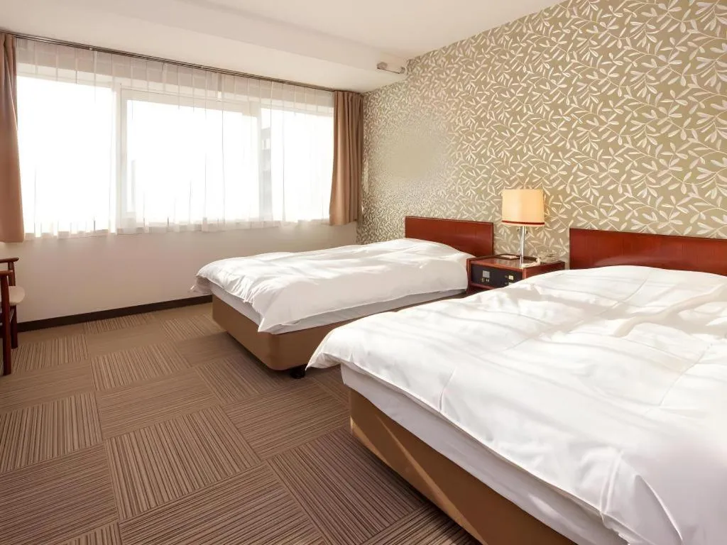 Bed in Fukuyama Terminal Hotel