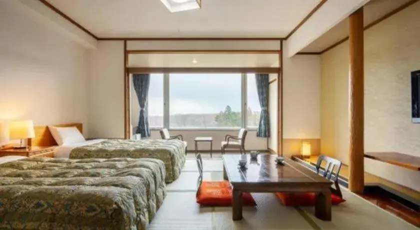 Bed in Oga Kanko Hotel Bed in Oga Kanko Hotel