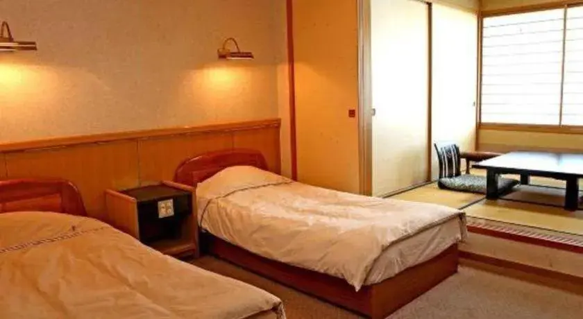 Bed in Oga Kanko Hotel Bed in Oga Kanko Hotel