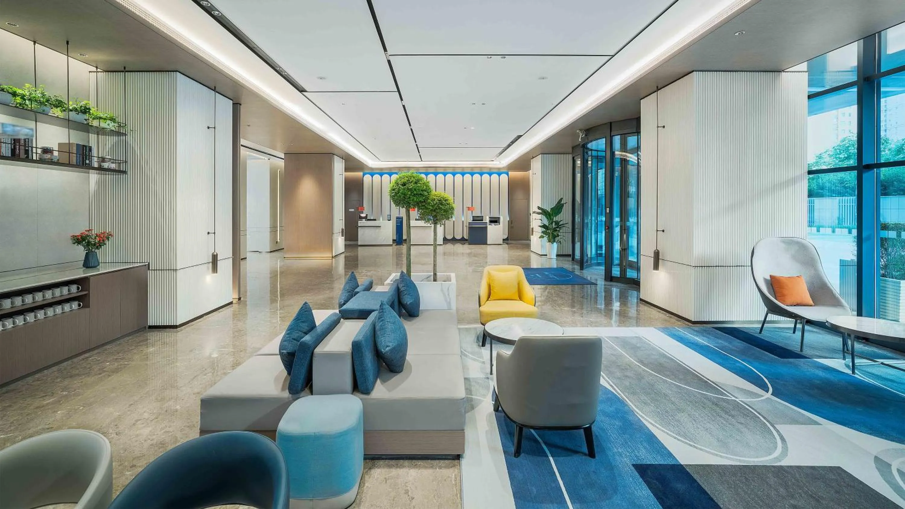 Lobby or reception in Holiday Inn Express Xi'an Fengdong by IHG