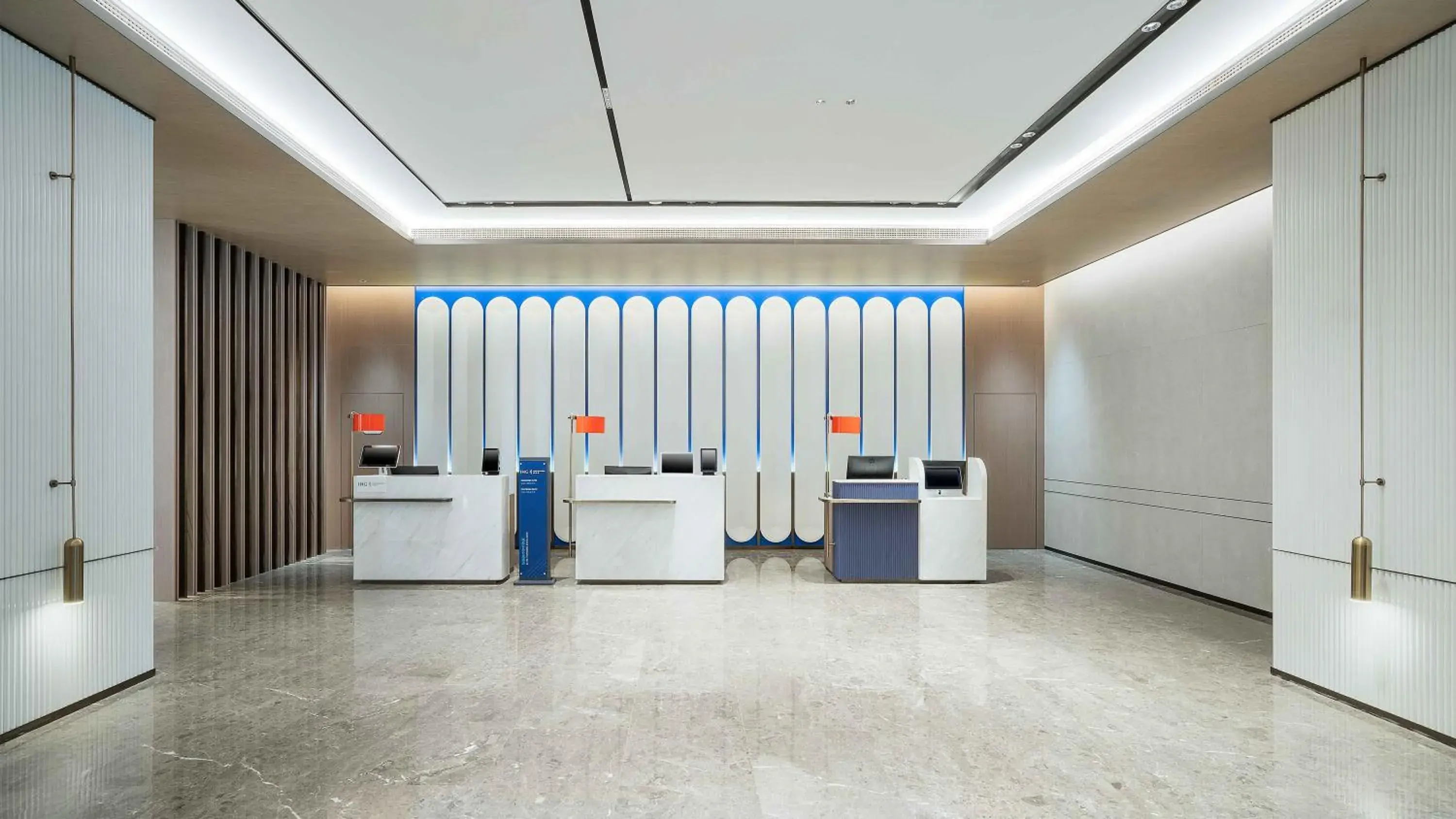 Lobby or reception in Holiday Inn Express Xi'an Fengdong by IHG Lobby or reception in Holiday Inn Express Xi'an Fengdong by IHG