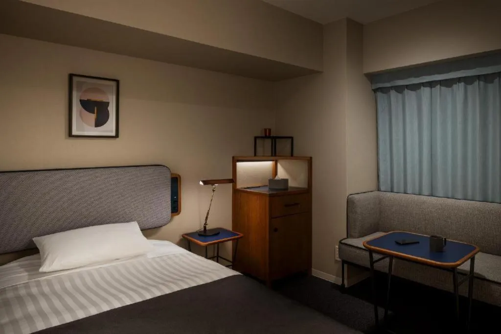 Bed in Hotel Starplaza Ikebukuro